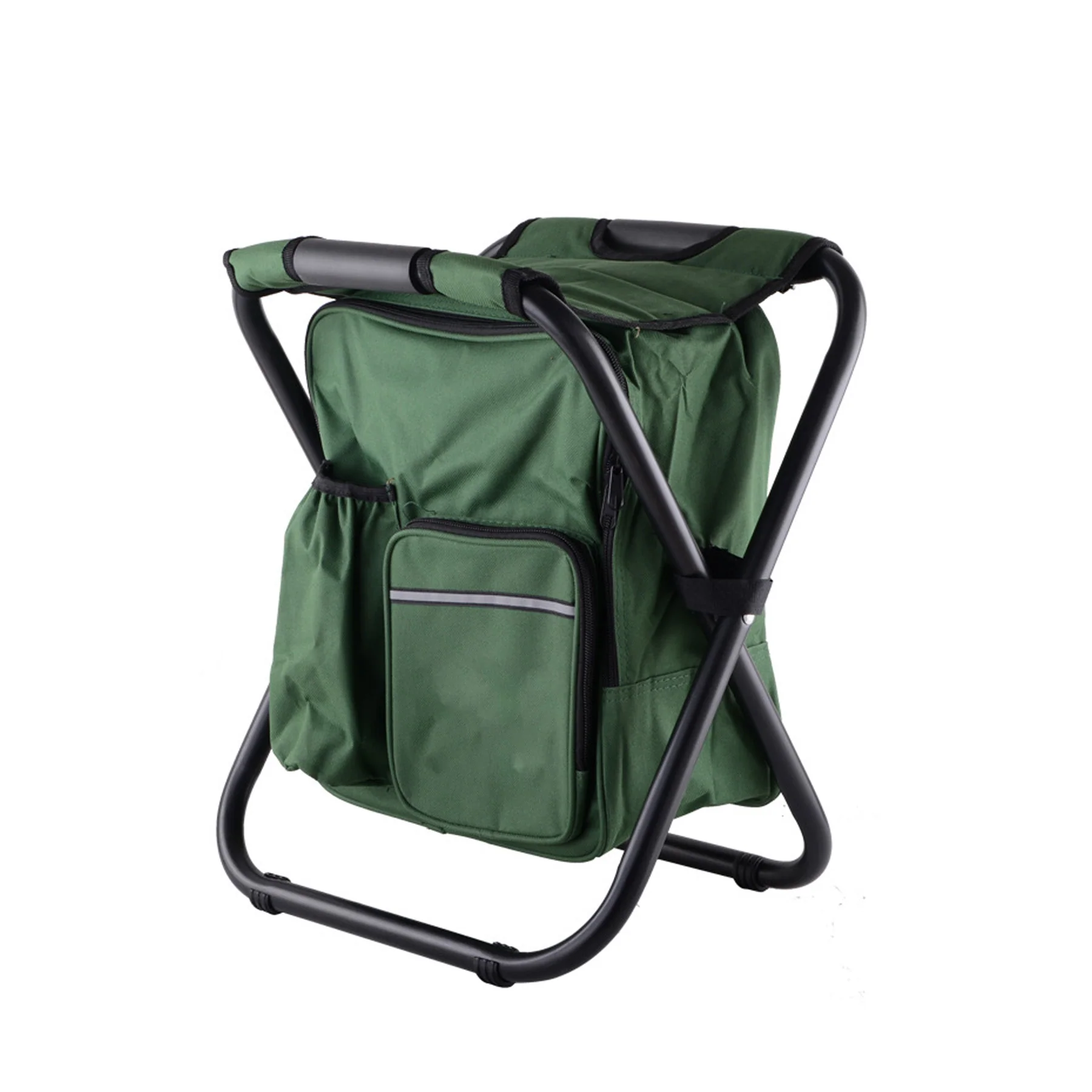 Camping Foldable Cooler Chair With Backpack Straps