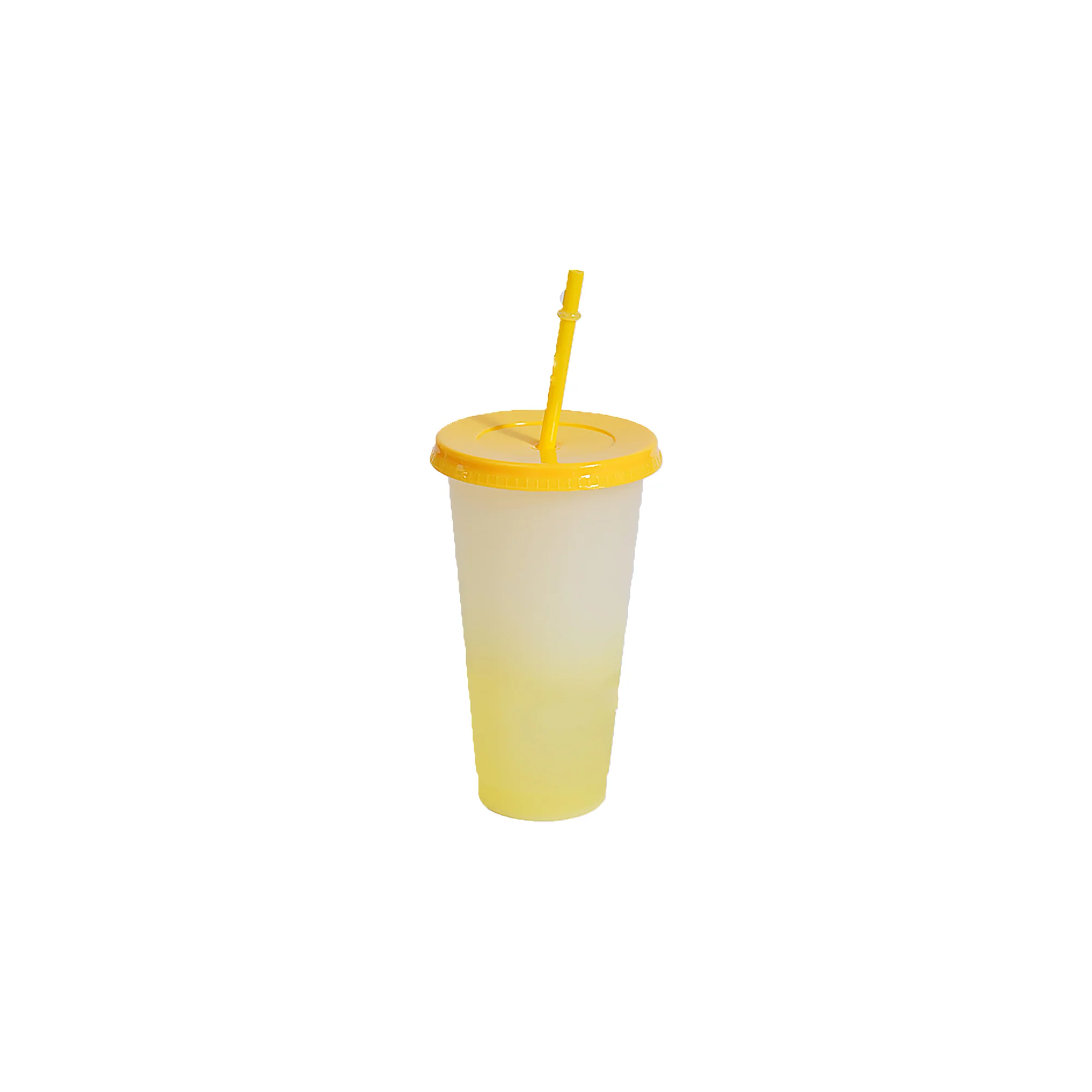 Color Changing Cups With Lids And Straws