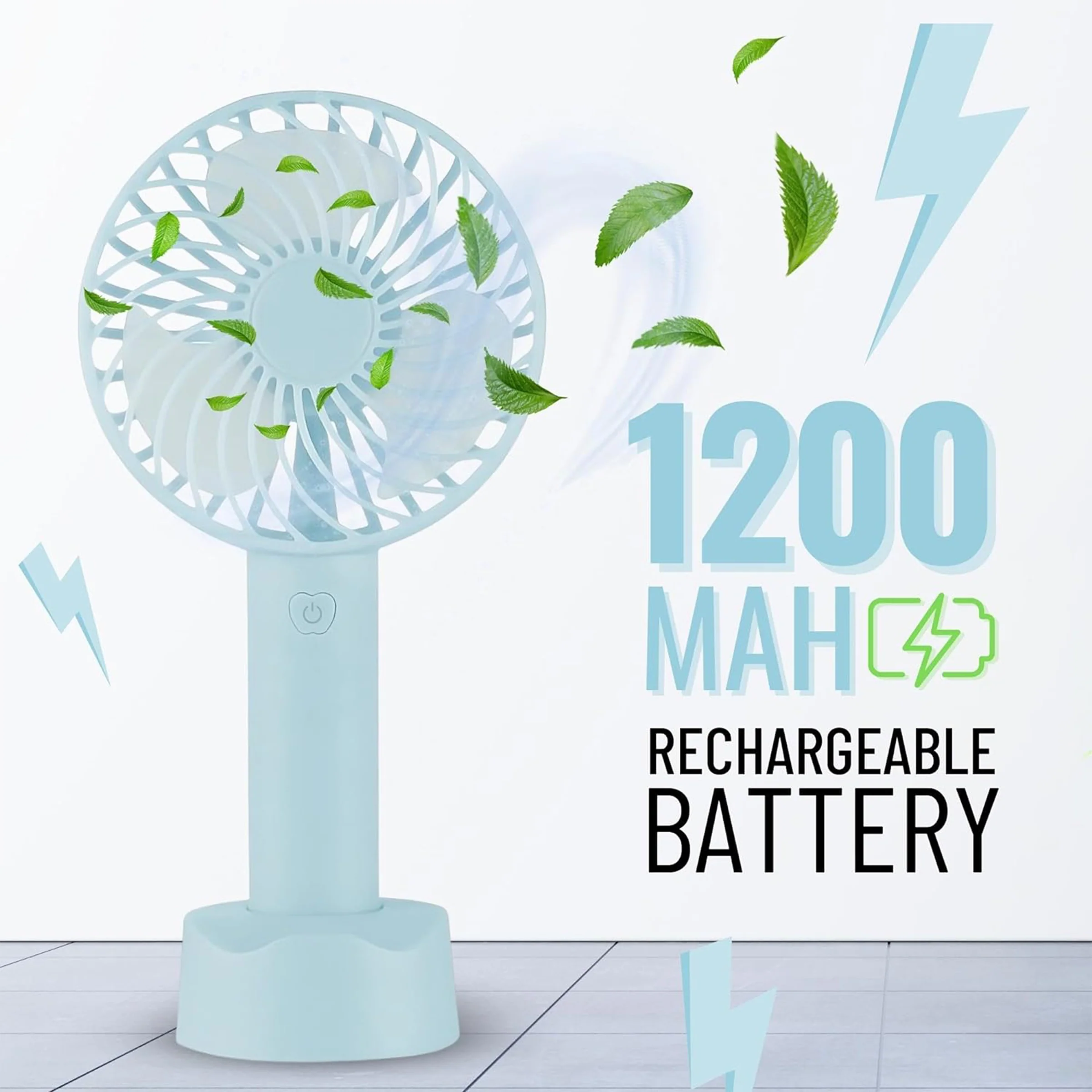 1200Mah Handheld Mini Usb Fan