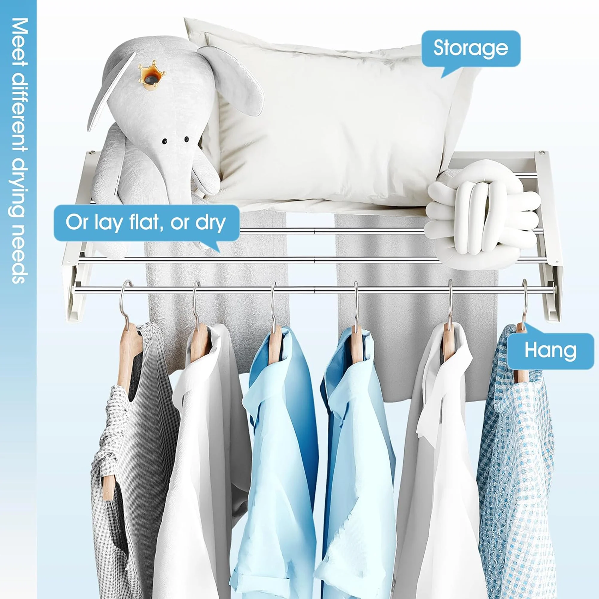 Folding Clothes Drying Rack