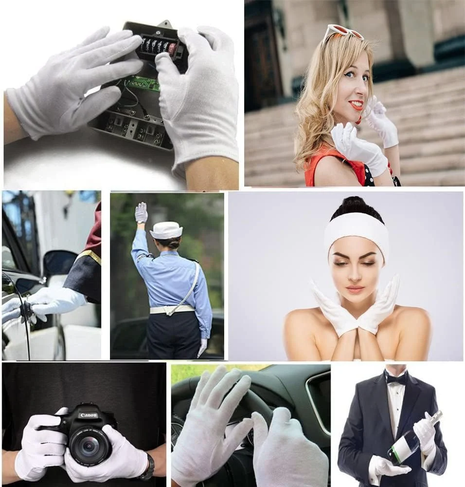 High Quality Jewelry Stretchable Cloth Gloves