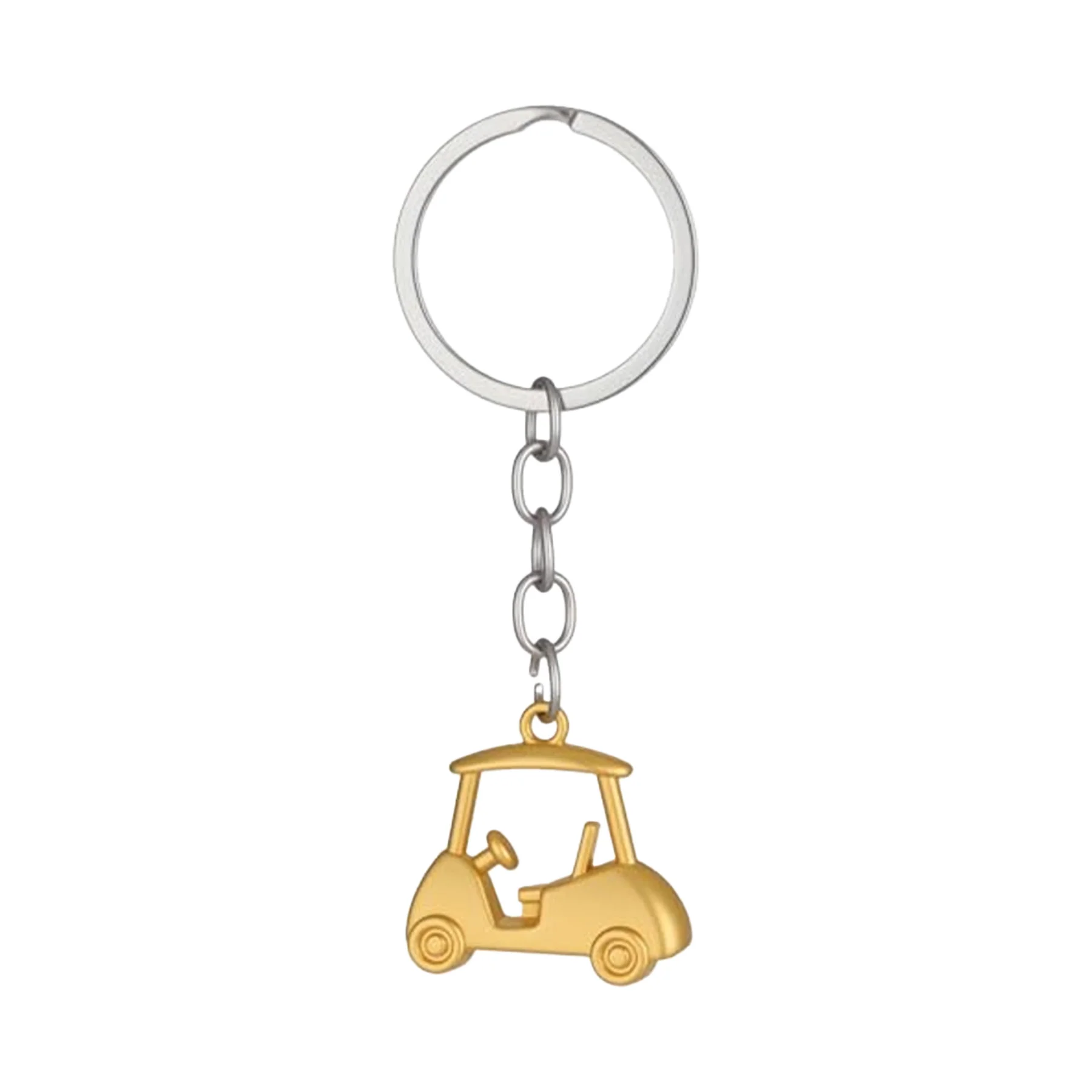3d Simulation Golf Cart Keychain