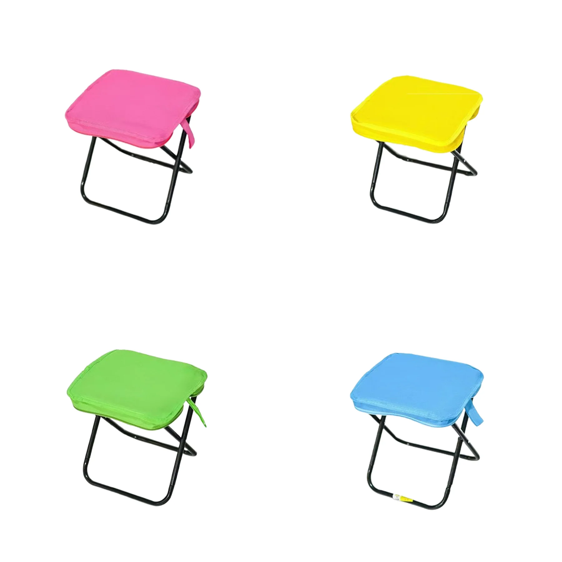 Portable Folding Chair Collapsible Stool For Camping Fishing