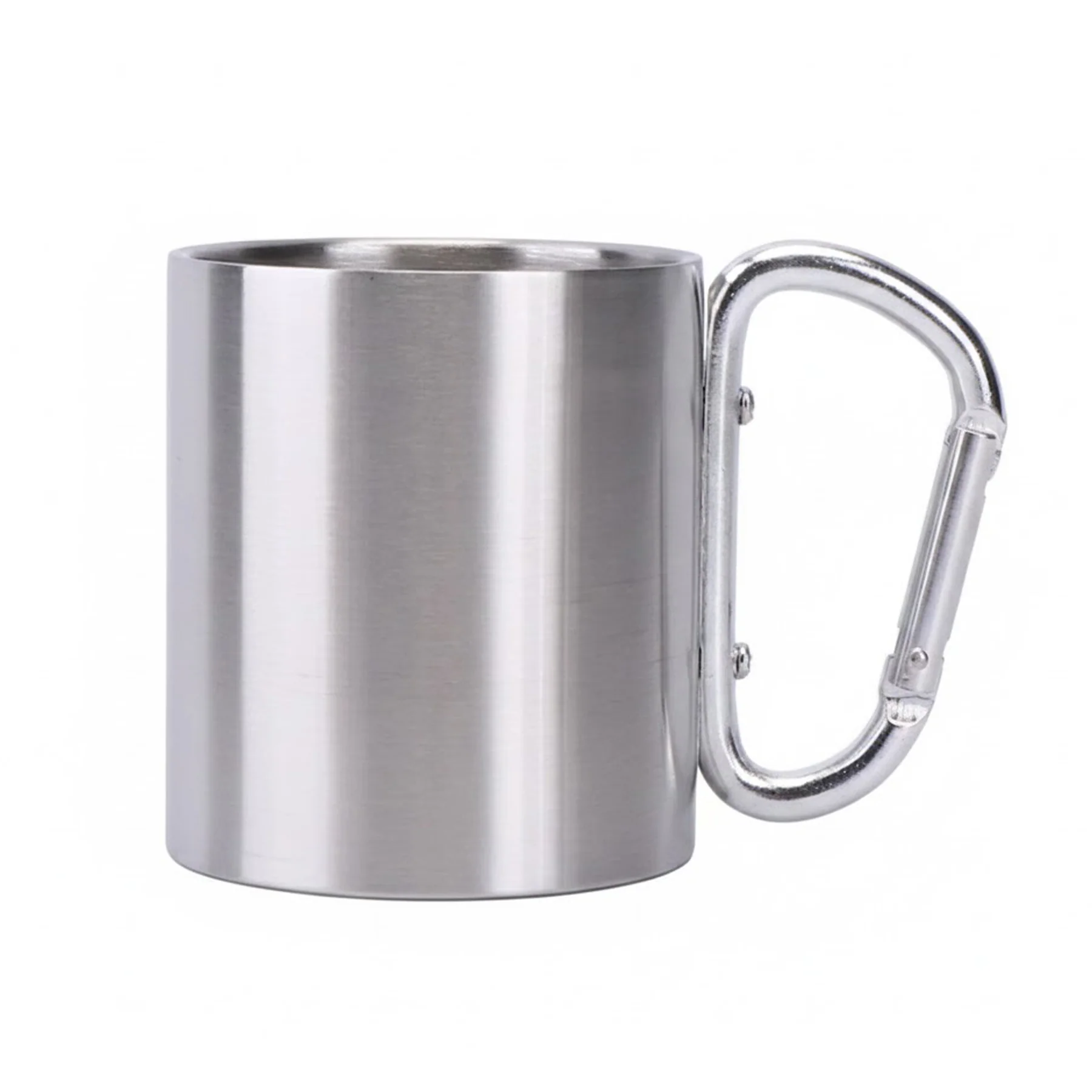 10oz Double-Walled Stainless Steel Carabiner Water Bottle