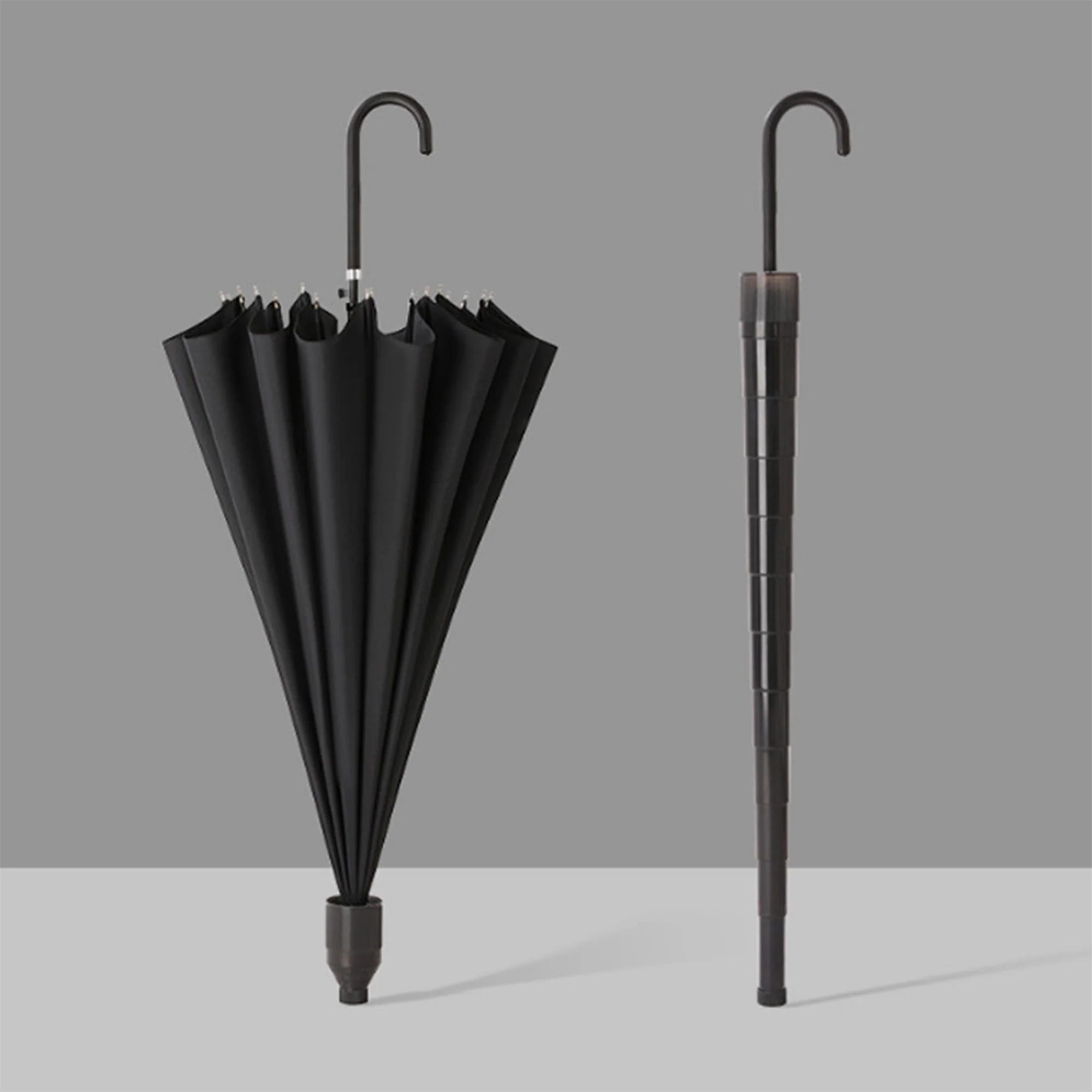 16 Ribs Windproof Umbrella With Waterproof Cover