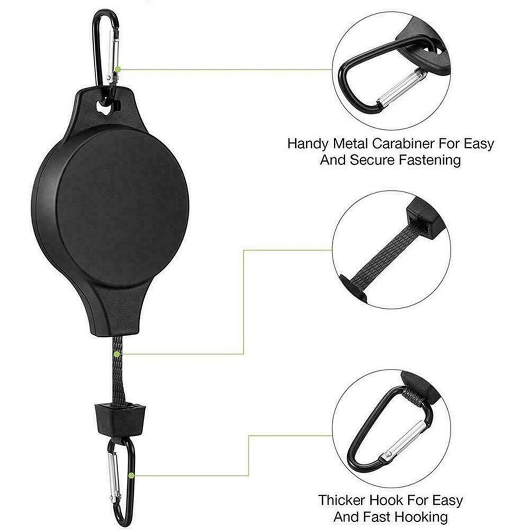 Retractable Plant Hanger Plant Pulley For Garden Baskets