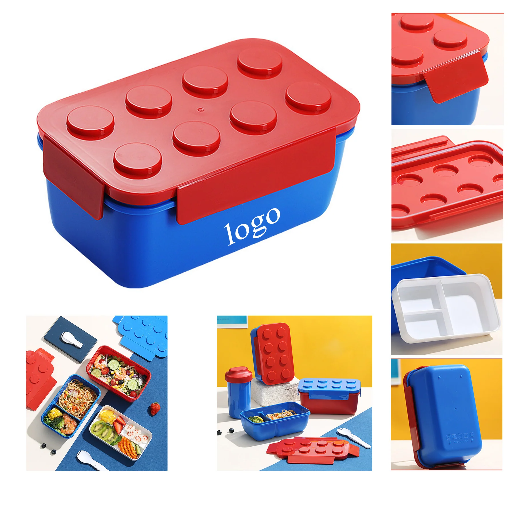 Building Block Lunch Box Container