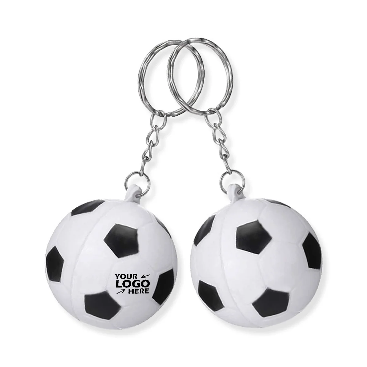 Keychain Football Decompression Ball