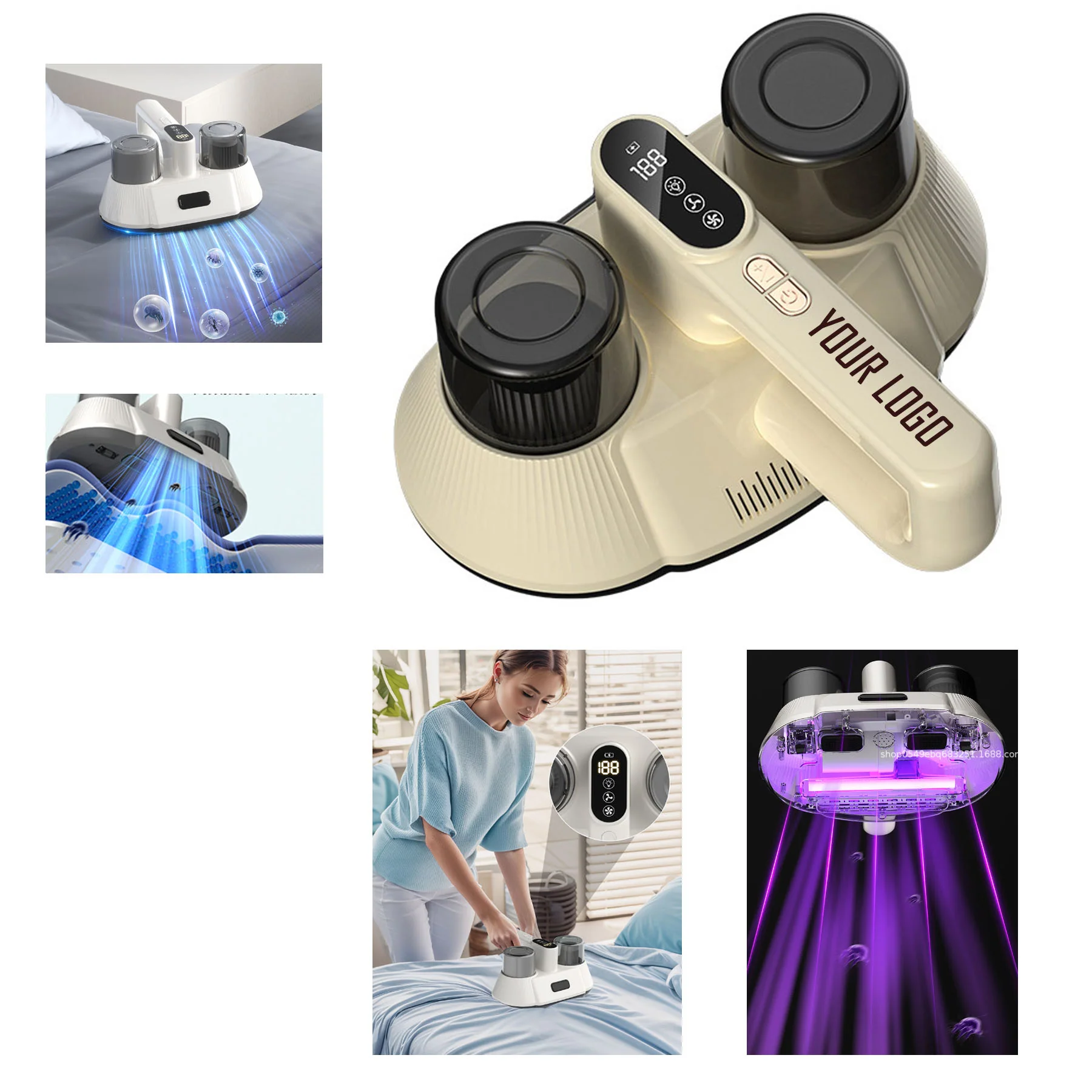 Convenient Dual Cup Cordless Dust Extractor