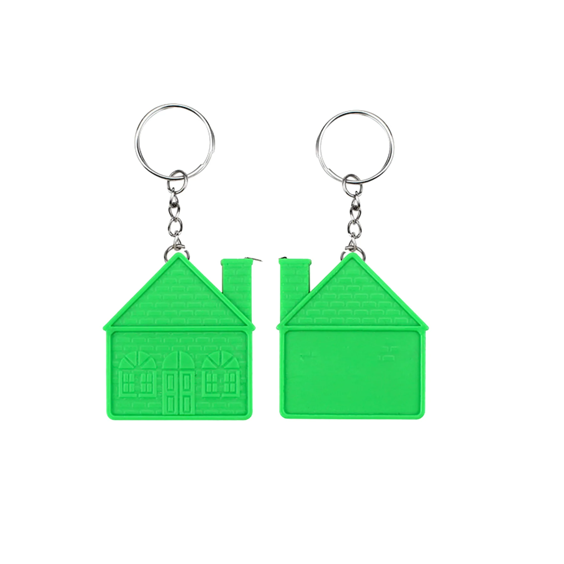 House Shaped Tape Measure Keychain