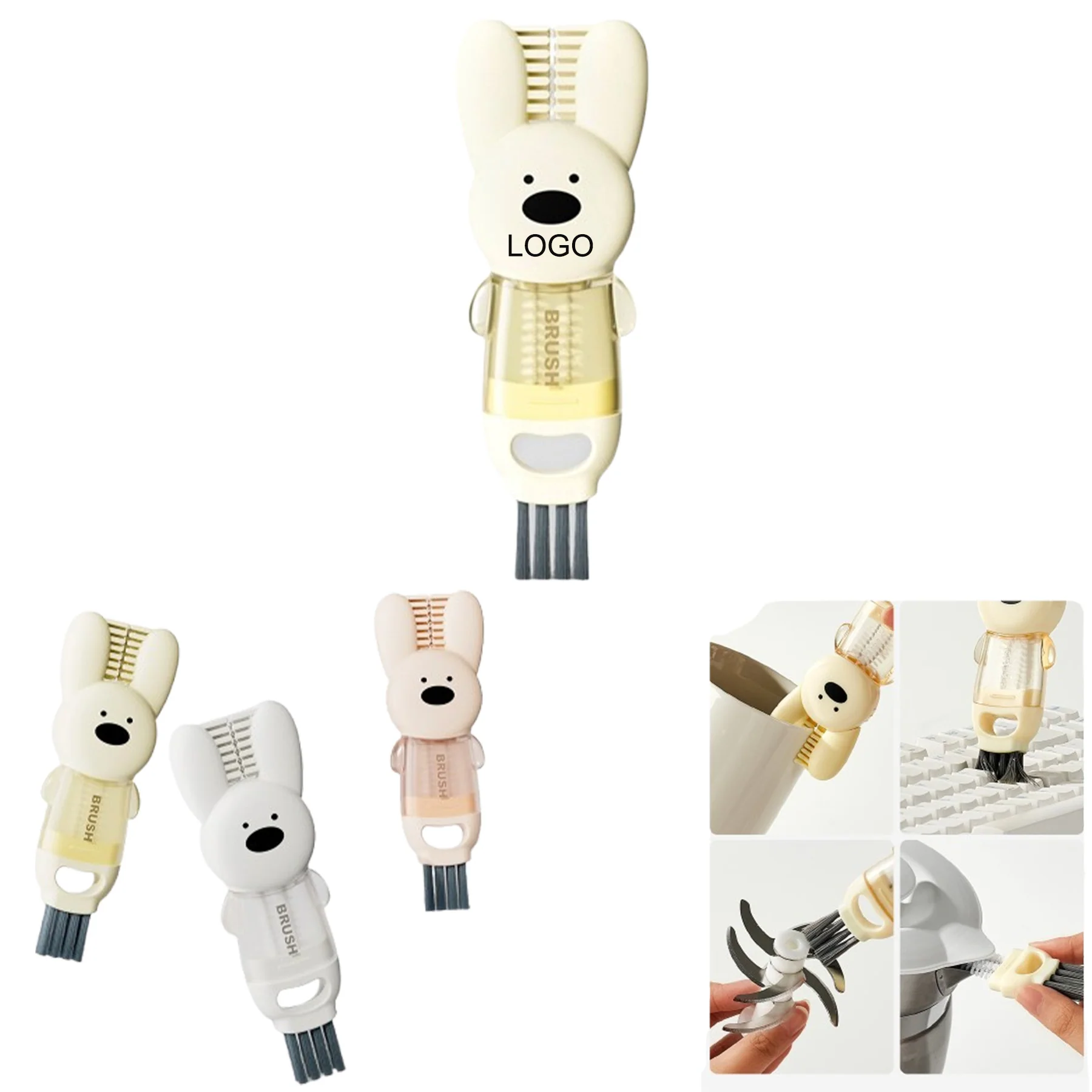 3-In-1 Multifunctional Cup Lid Cleaning Brush/ Bottle Brush