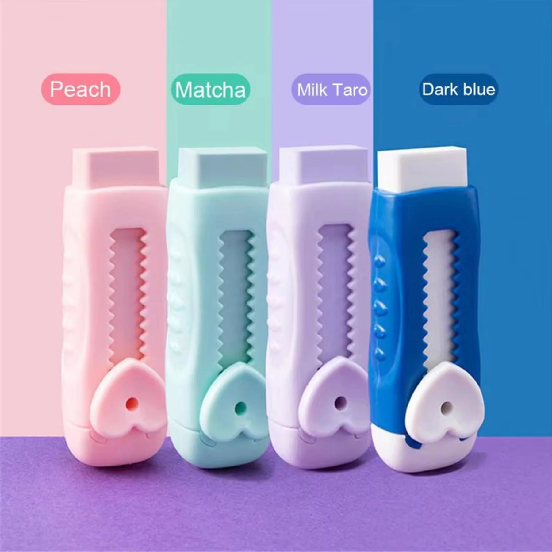Pencil Push Pull Rubber Eraser