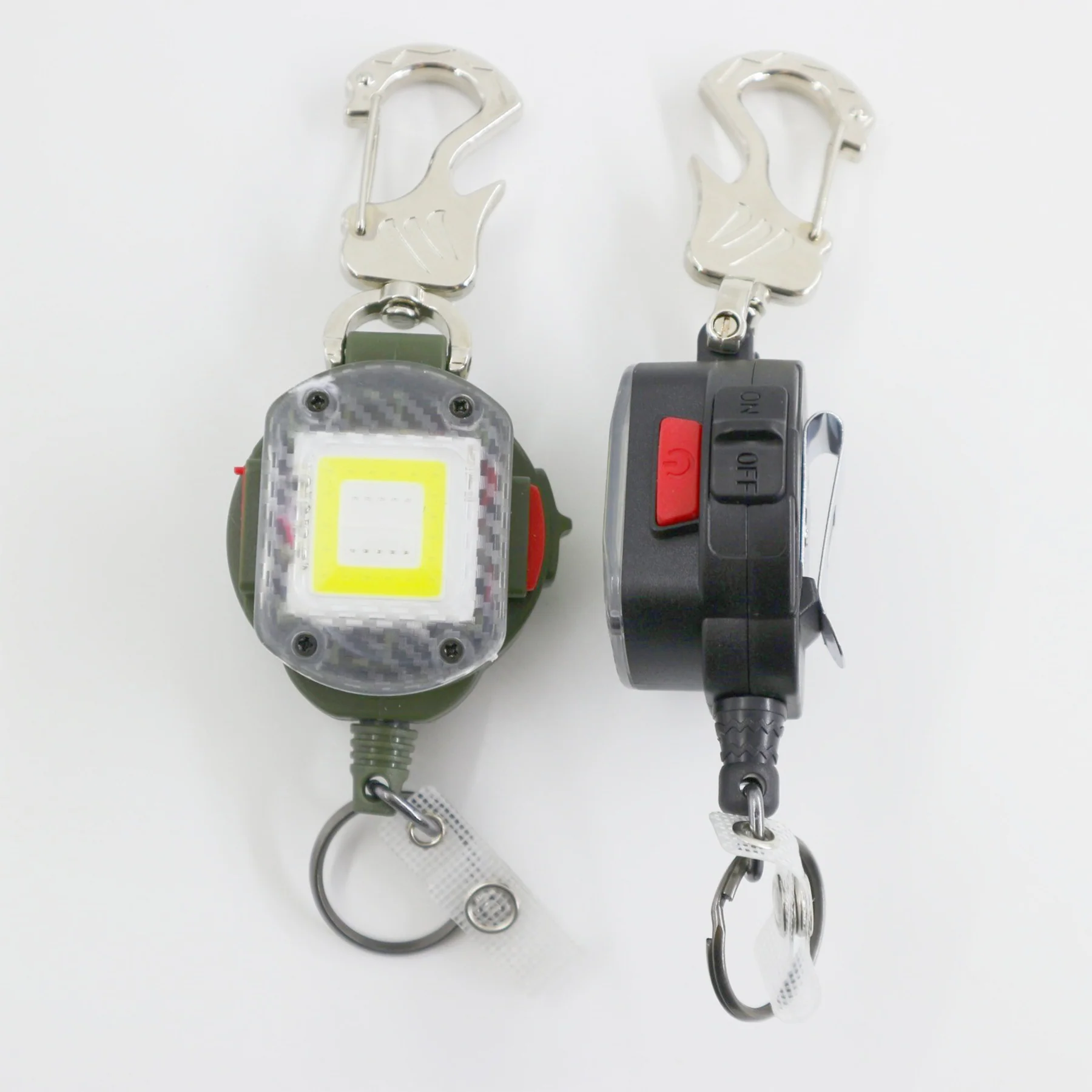 Rechargeable LED Retractable Badge Reel Light