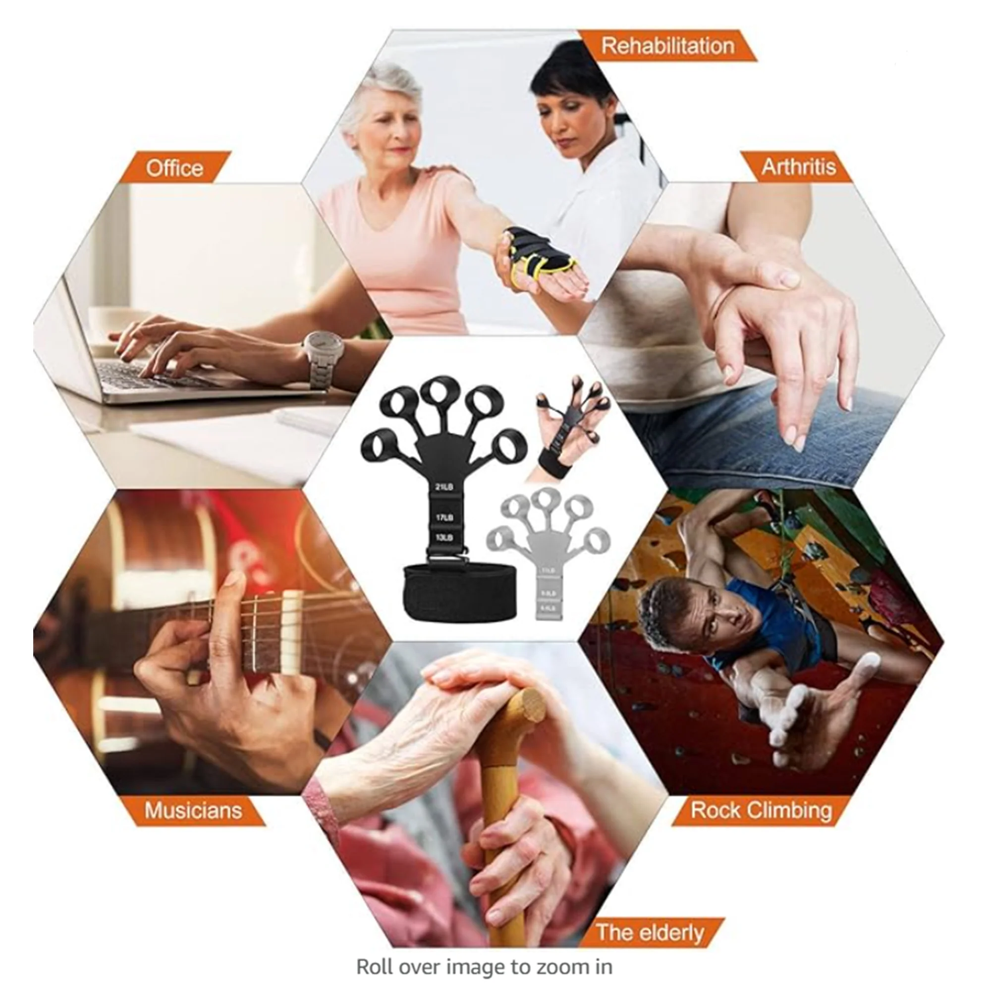 Silicone Finger Force Trainer