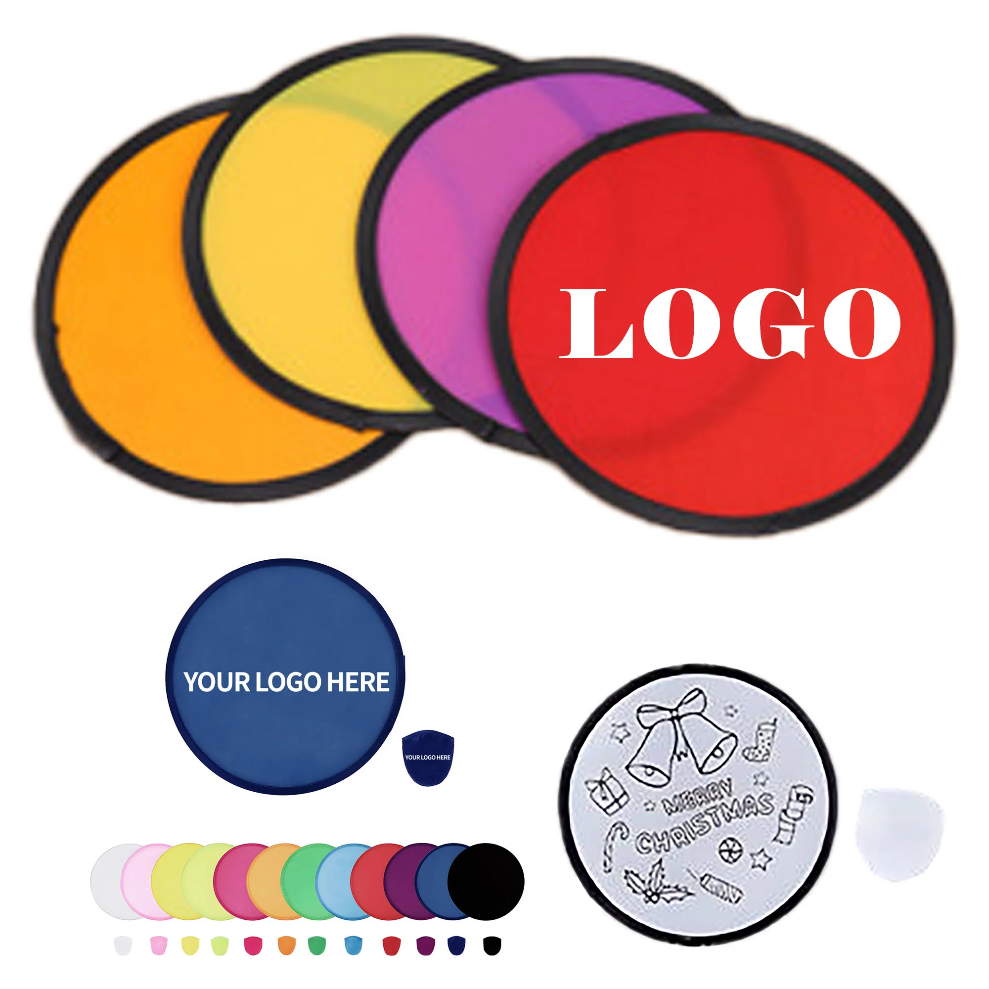 Fold Up Fan W/ Pouch