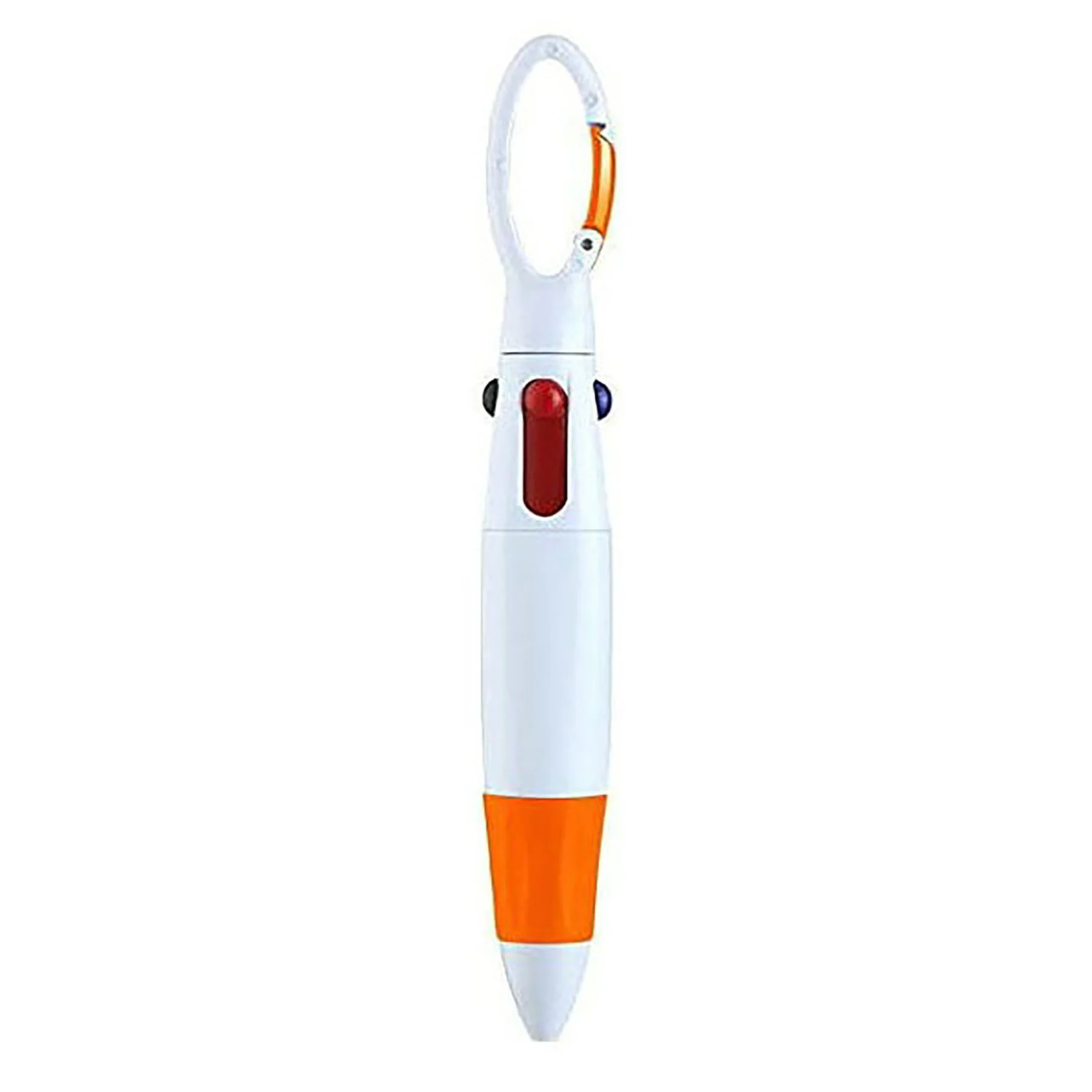 Retractable Shuttle Pens With Carabiner Clip