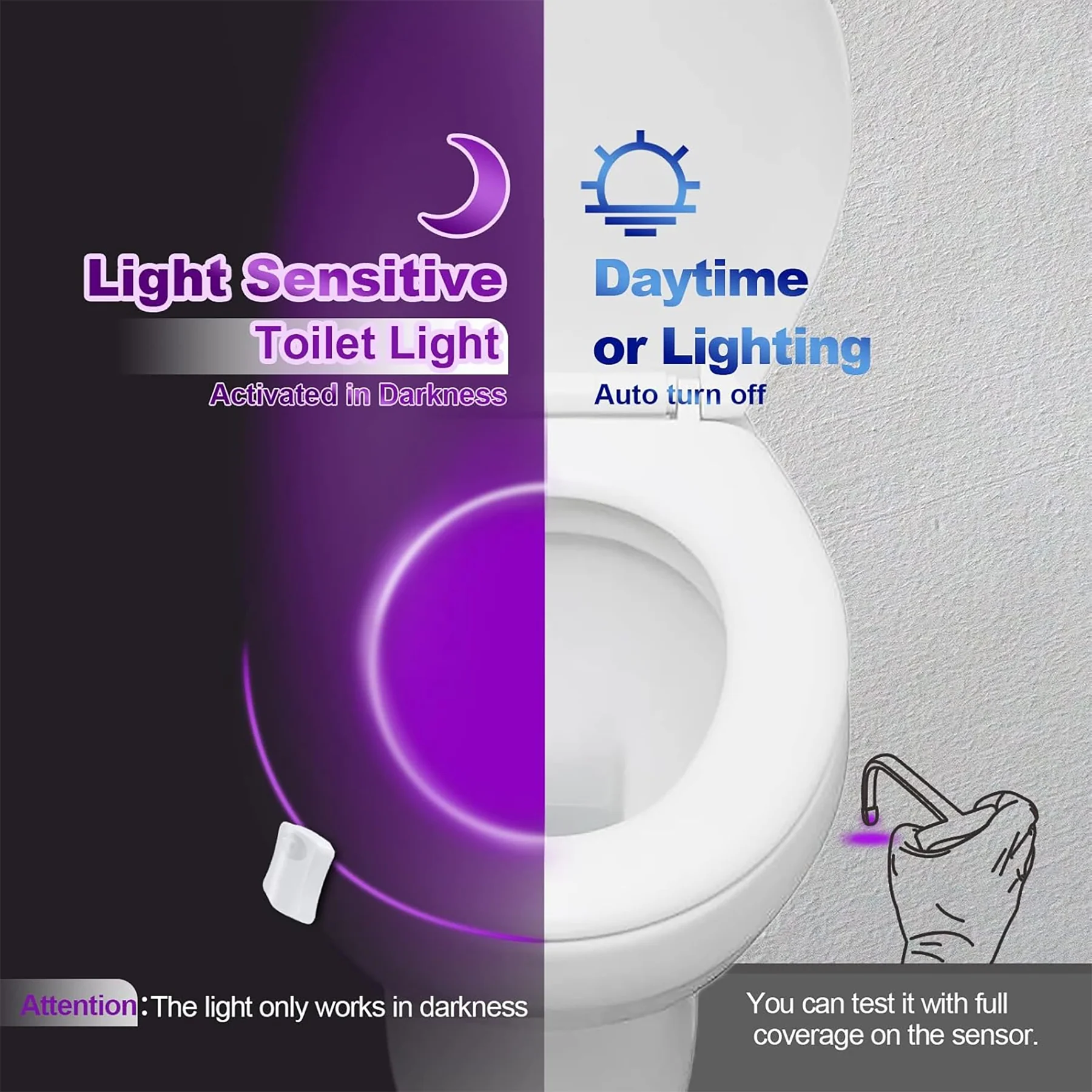 Color Changing Toilet Light