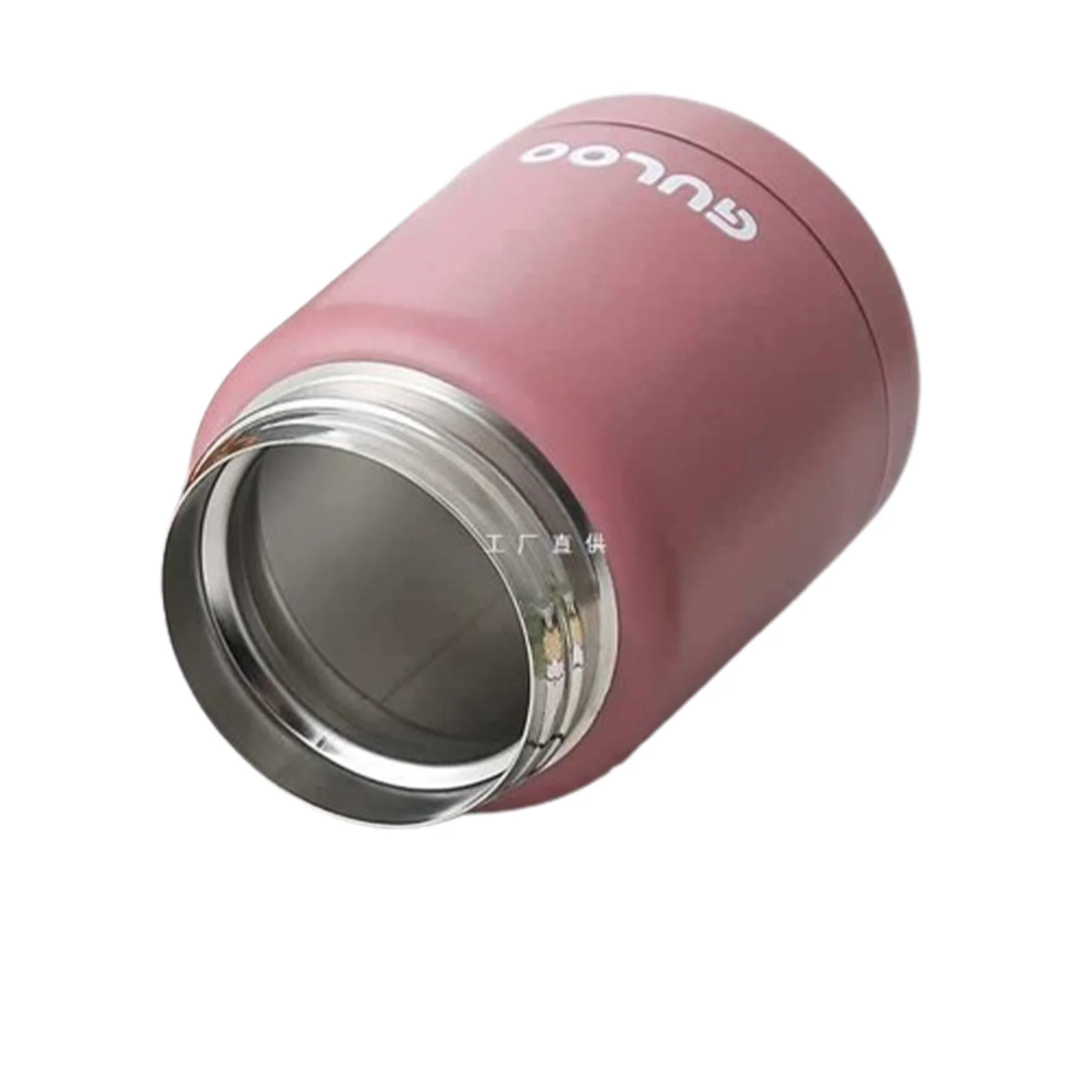 12 Oz Stainless Steel Breakfast Insulation Cup With Lanyard