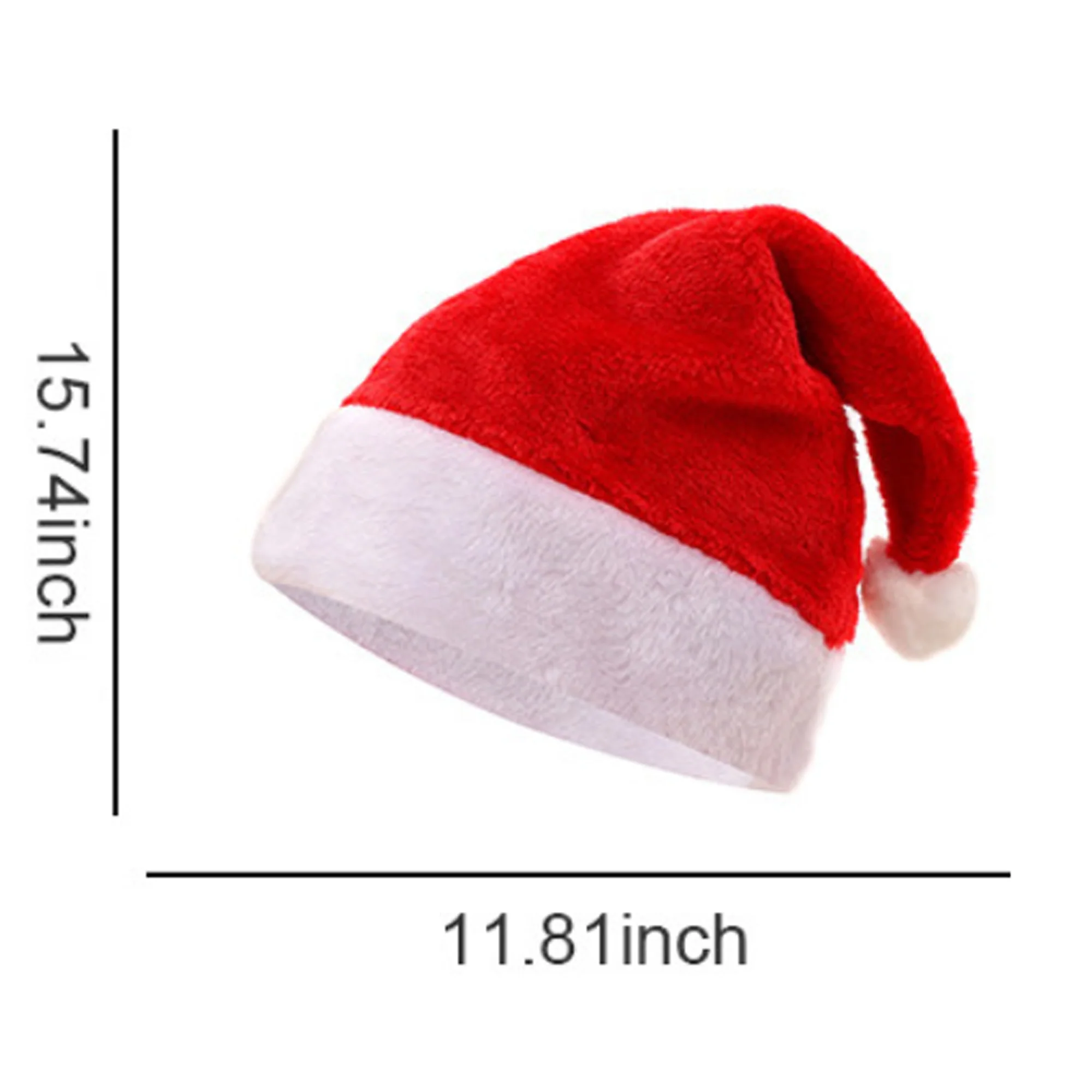 Adult Santa Claus Plush Hat
