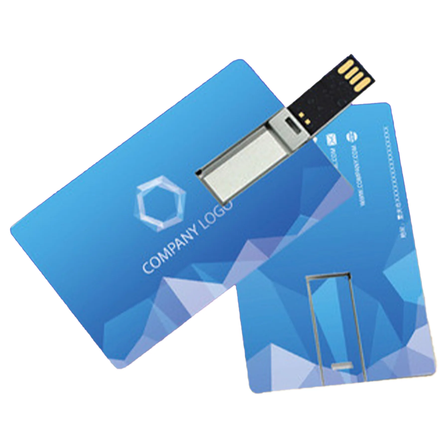 Customized Color Printed 8GB Credit Card USB Drive