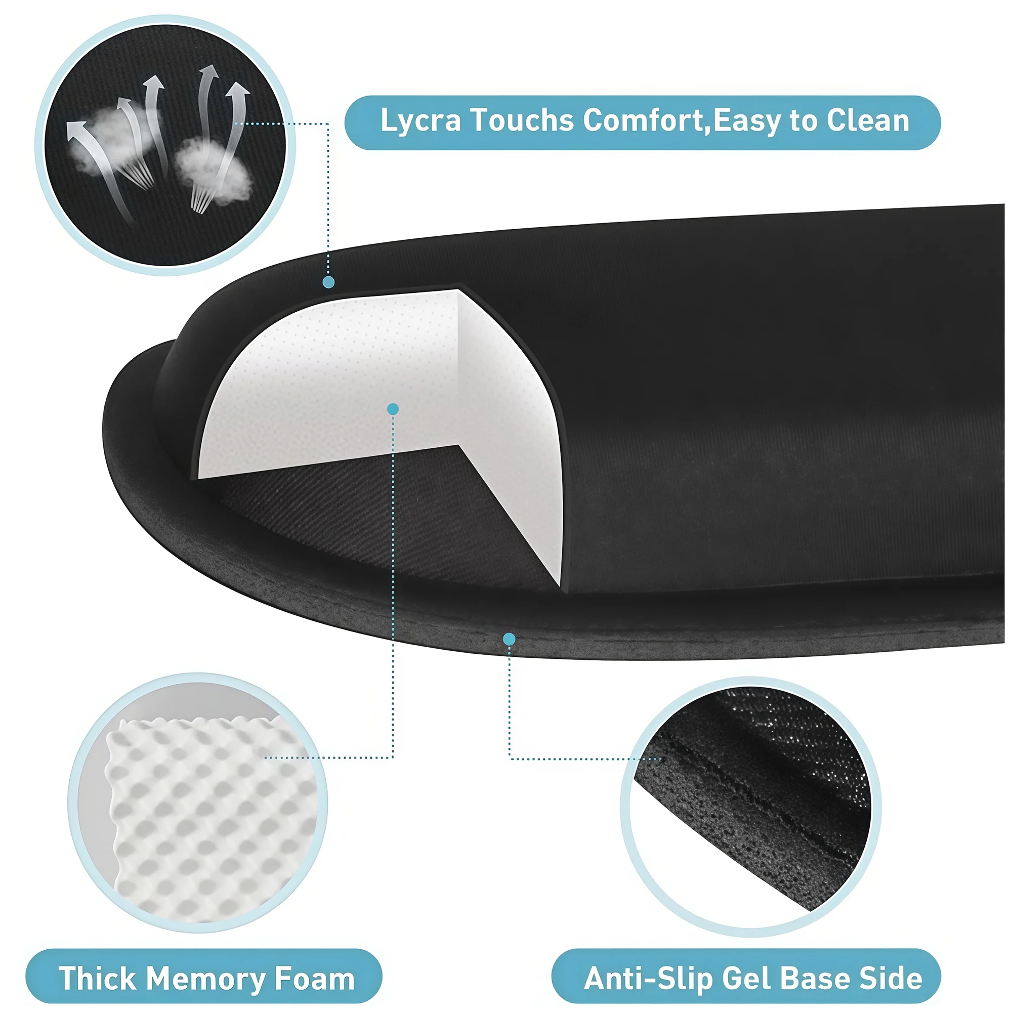 Keyboard Wrist Rest Memory Foam