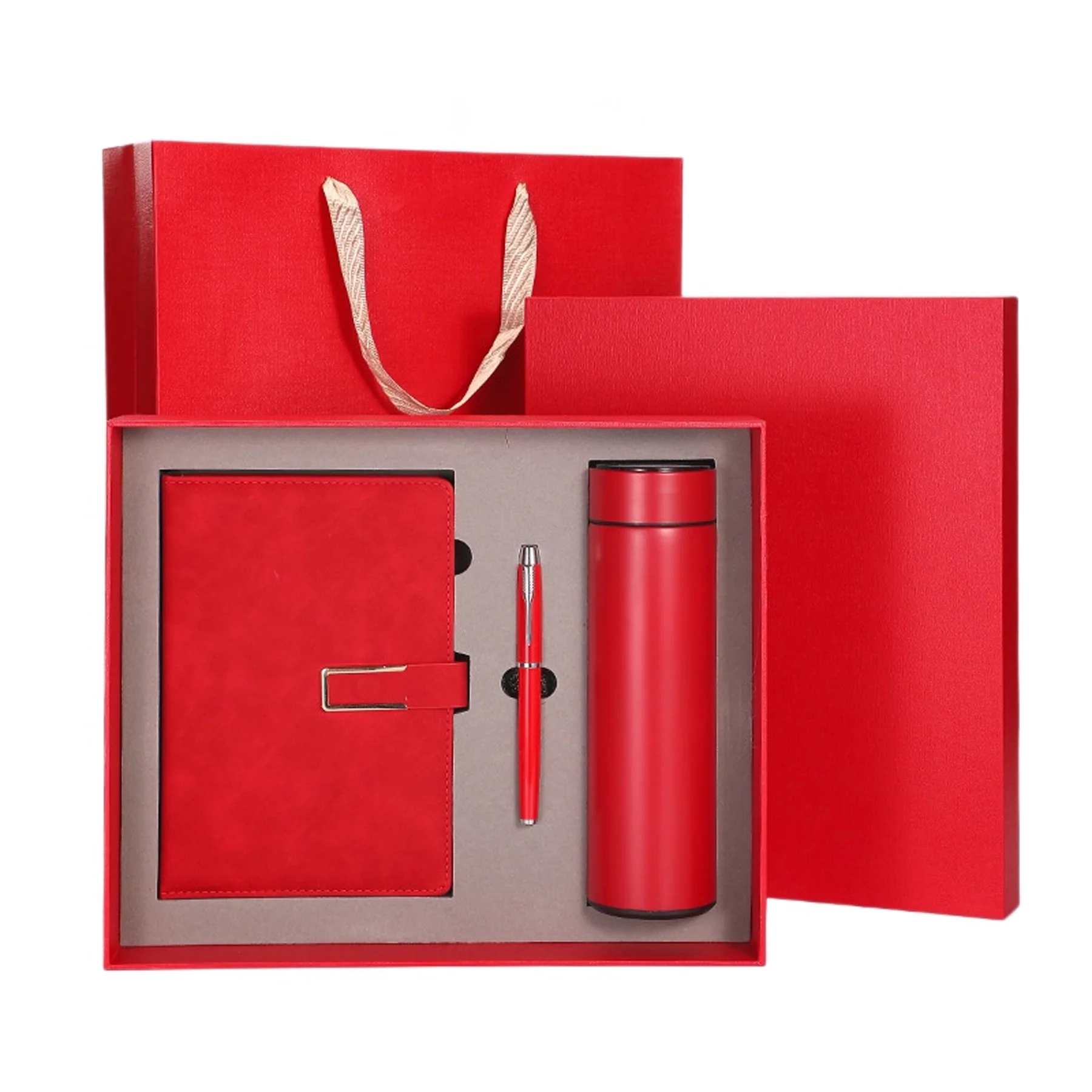 Business Notebook Gift Set with Insulated Mug