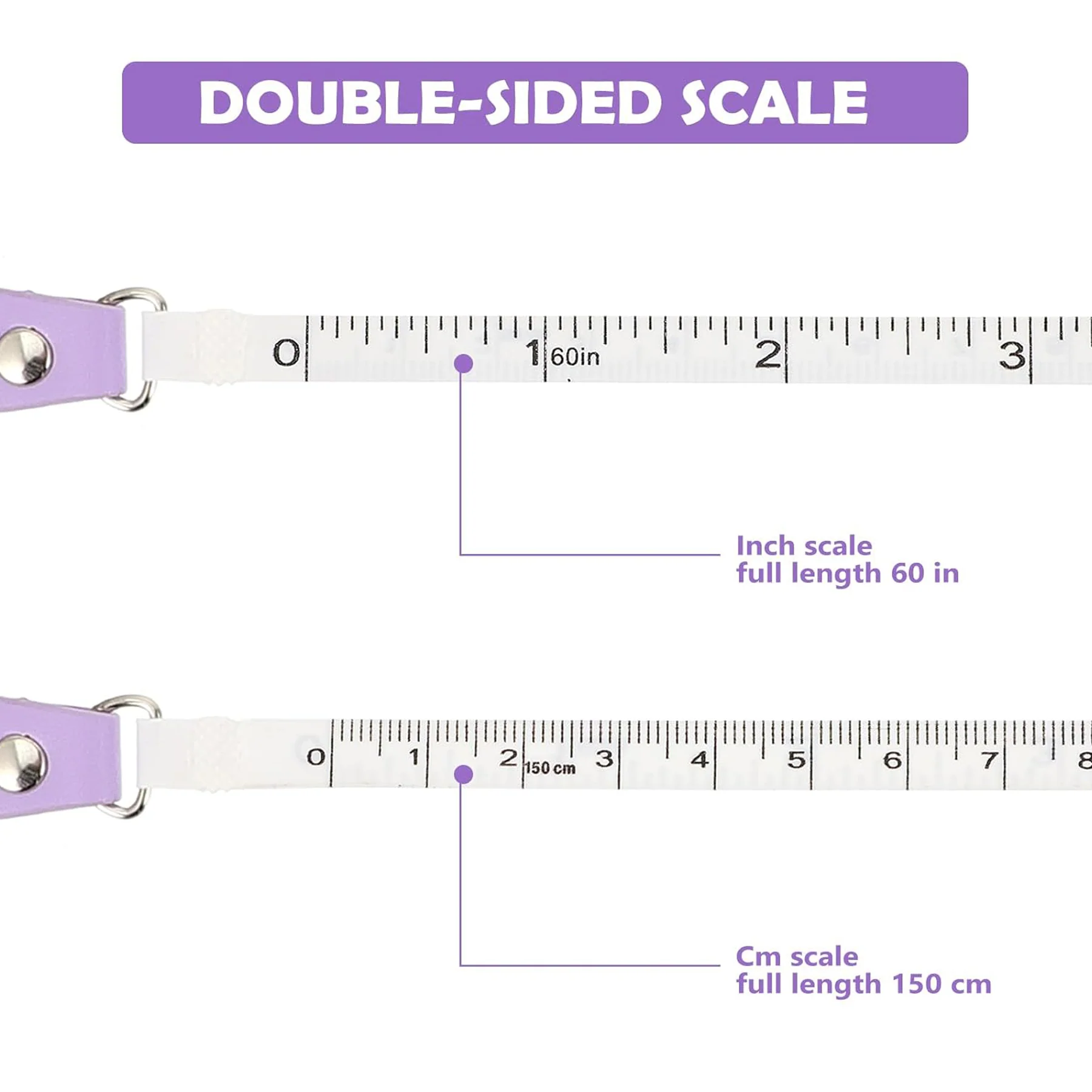 60 Inch Leather Sewing Telescopic Body Measuring Tape