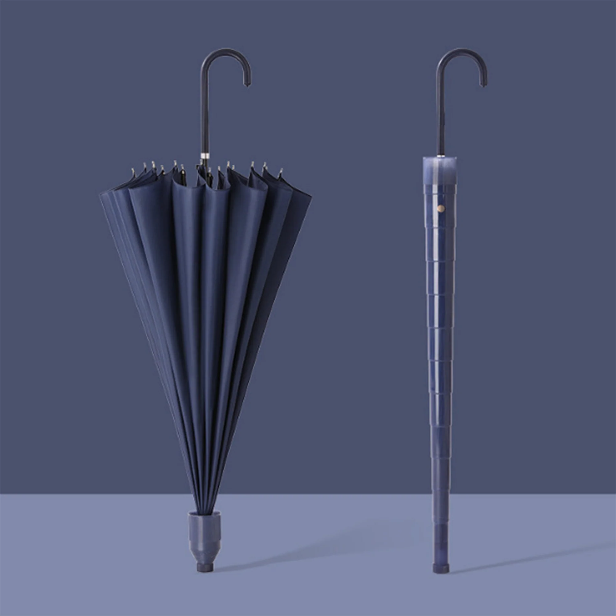 16 Ribs Windproof Umbrella With Waterproof Cover