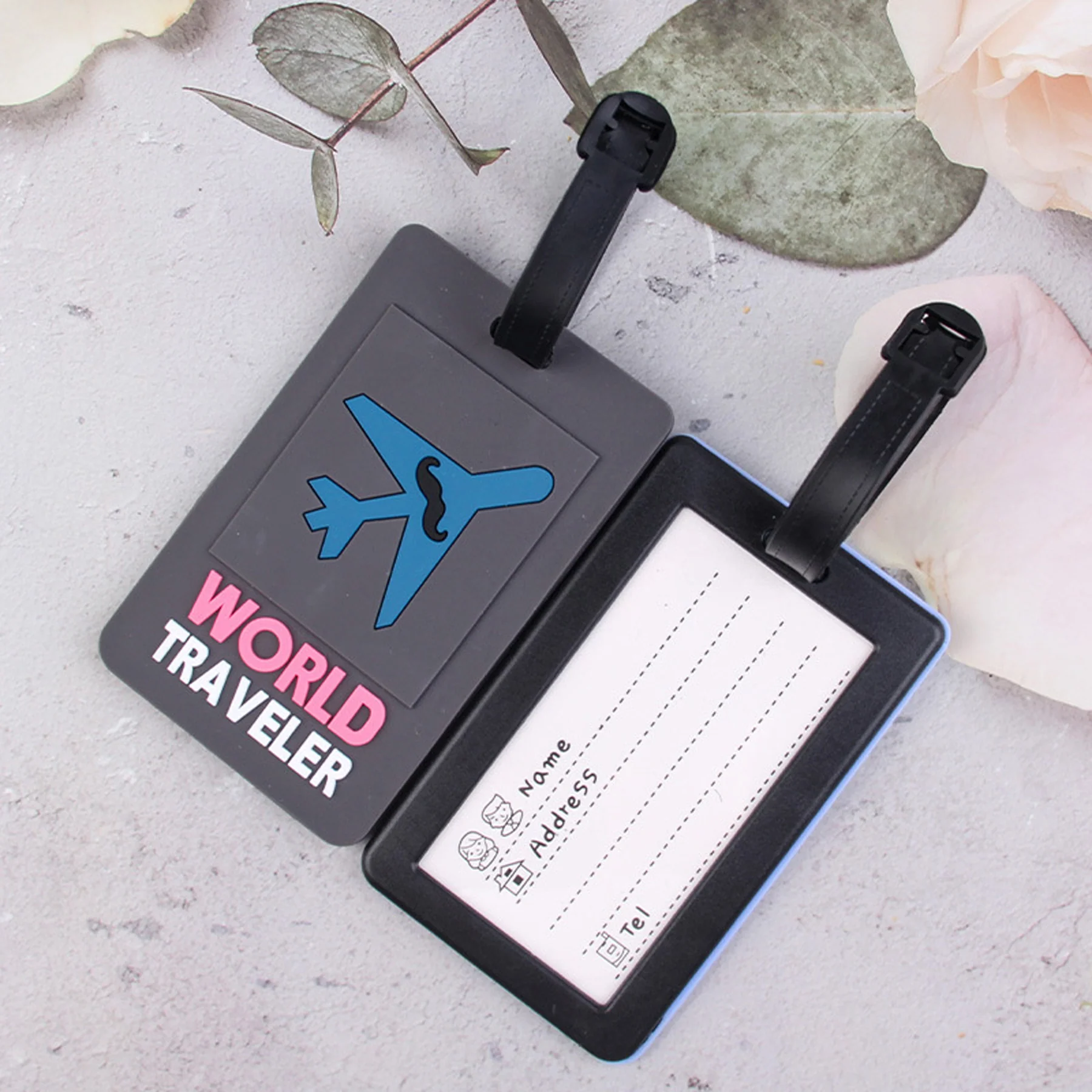 PVC Soft Rubber Luggage Tag