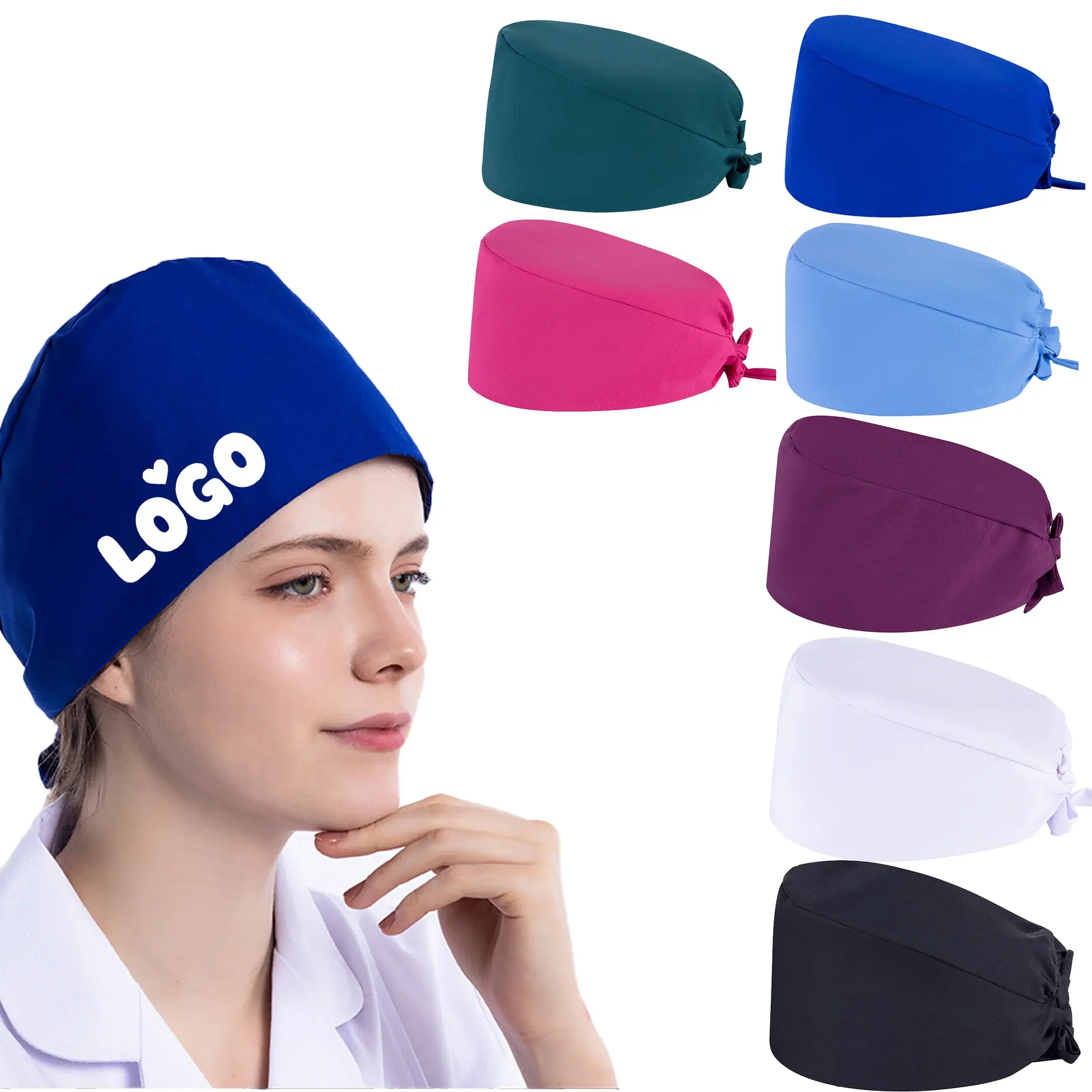Adjustable Medical Nurse Scrub Cap