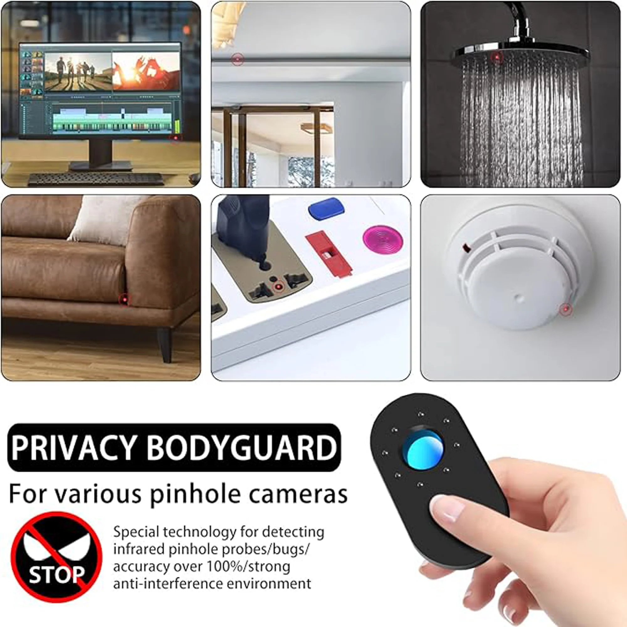Mini Anti Sneak Photo Hotels Hidden Camera Detector