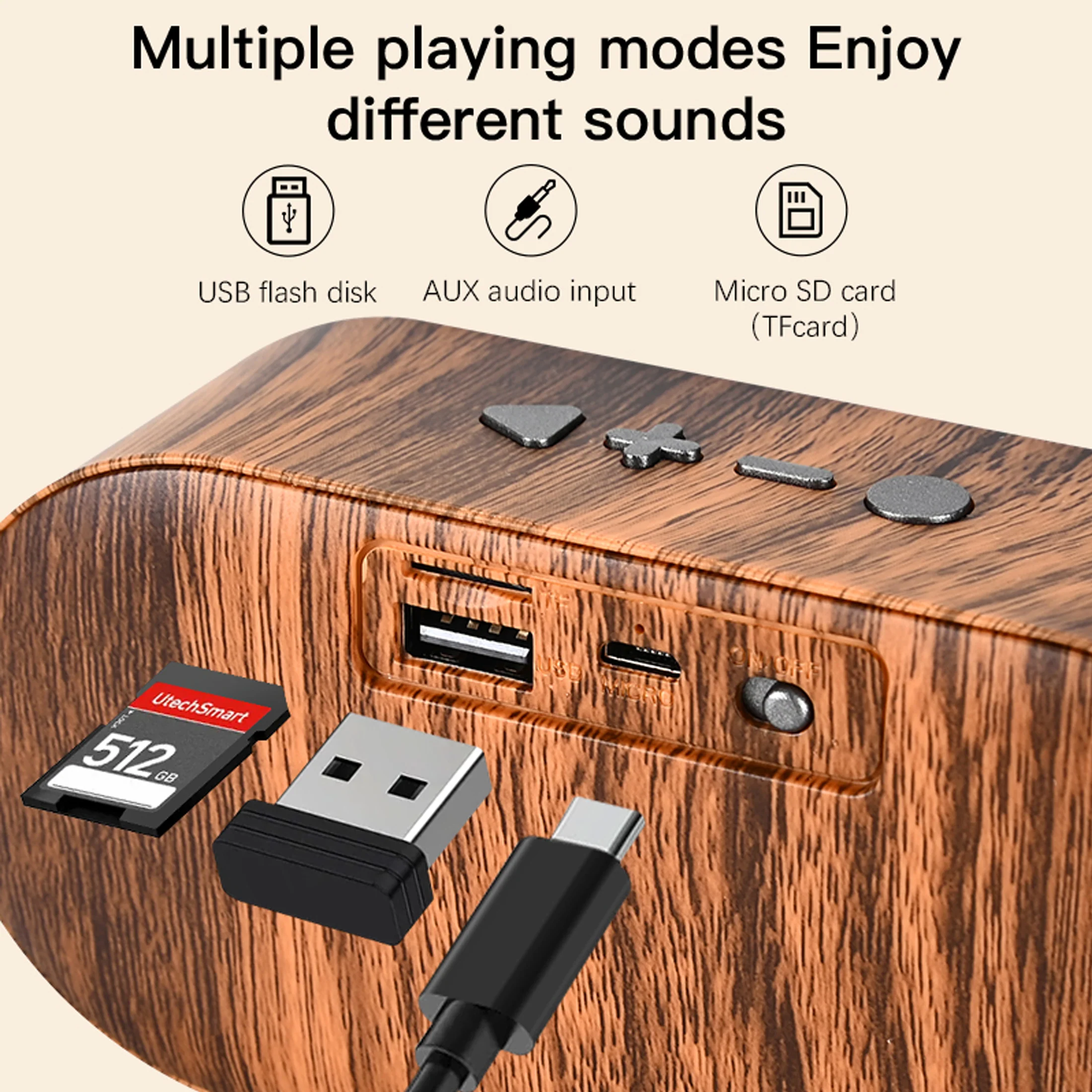 F3 Mini Portable RGB True Wireless Stereo Speaker