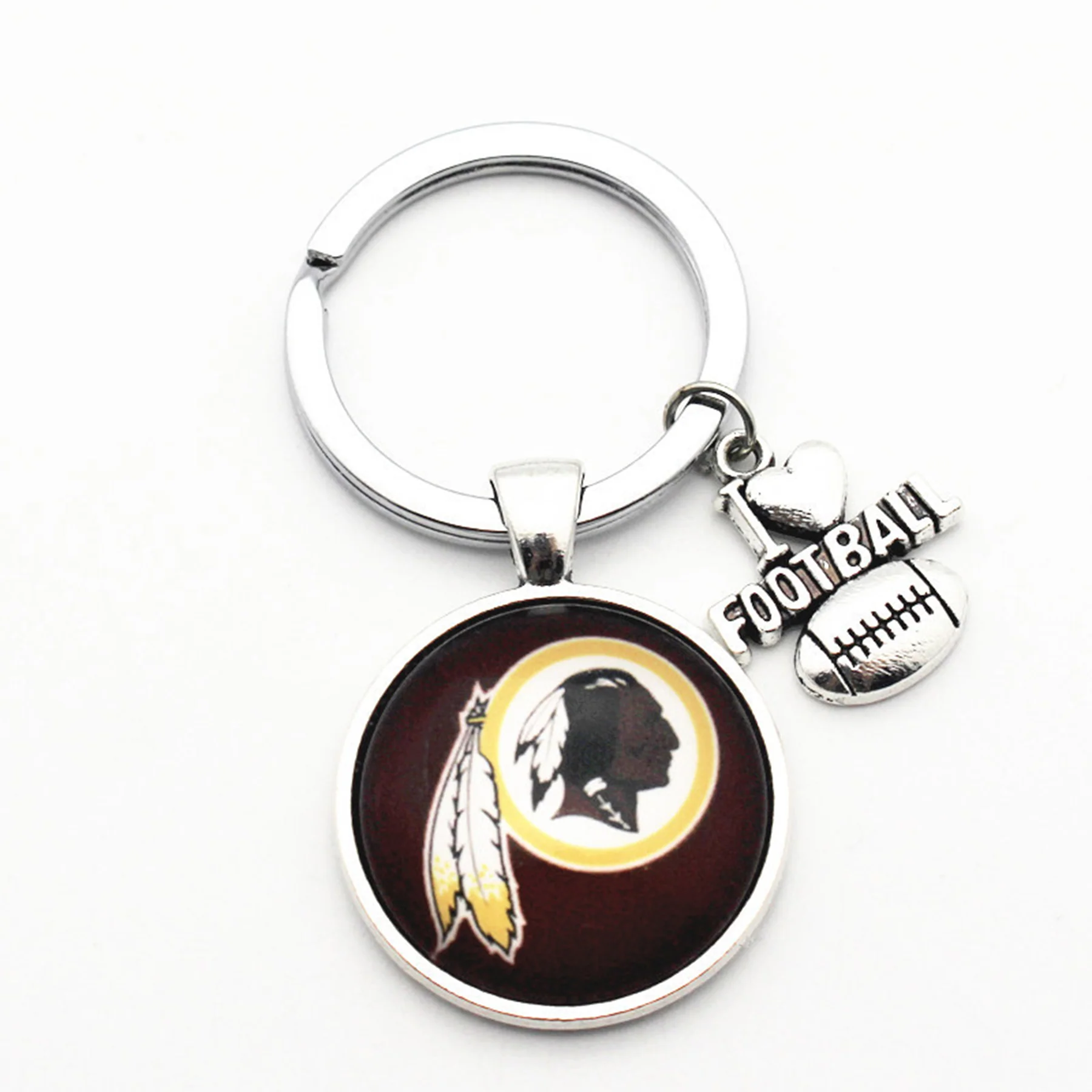 32 Football Team Keychains
