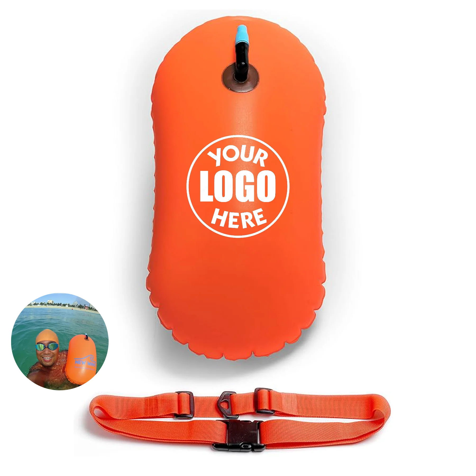 Portable Inflatable Safe Swimming Tow Buoy
