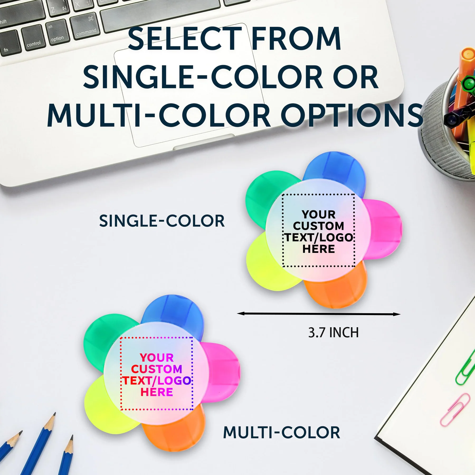 Flower Shape Highlighter  5-in-1 Colors