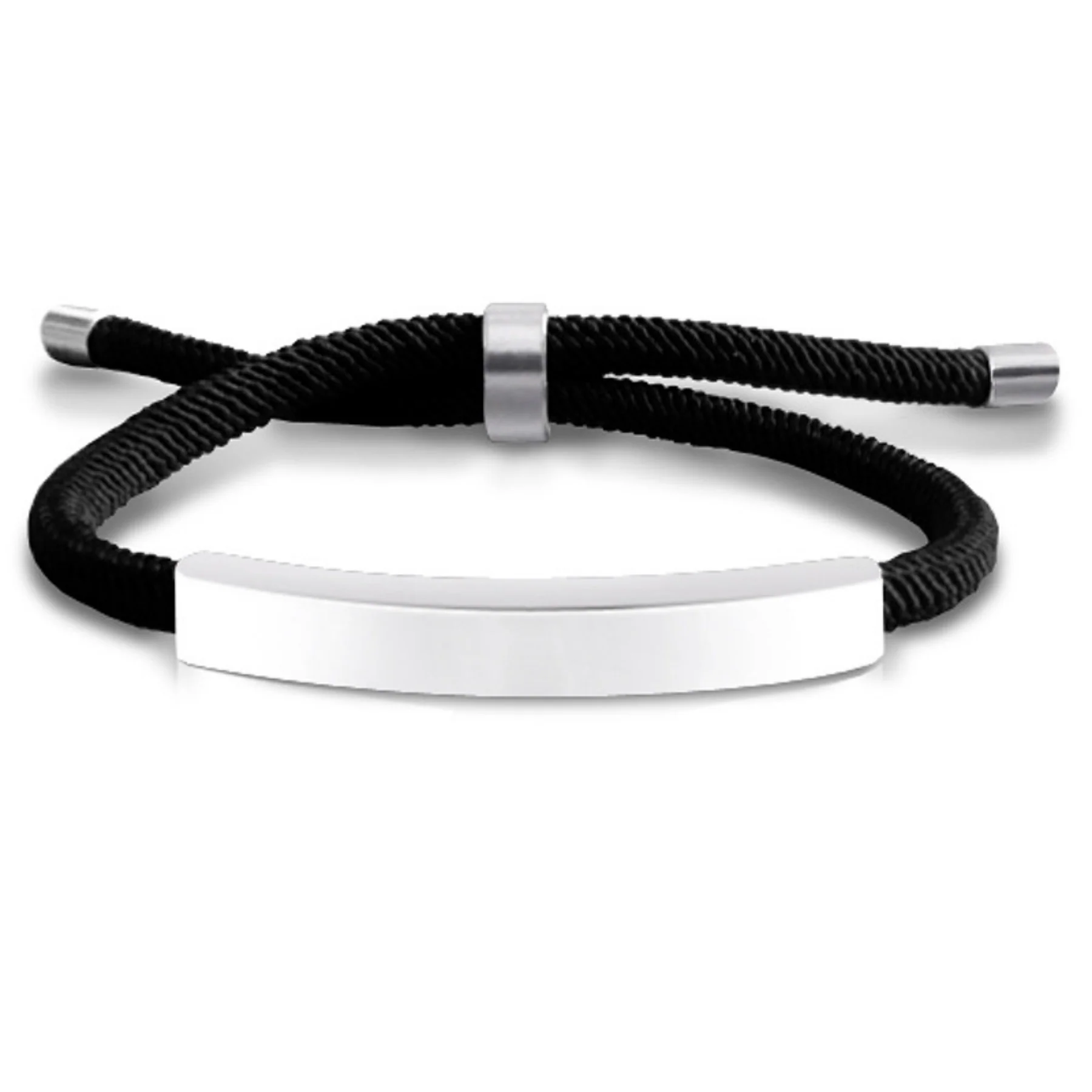 Stainless Steel And Titanium Steel Braided Bracelet