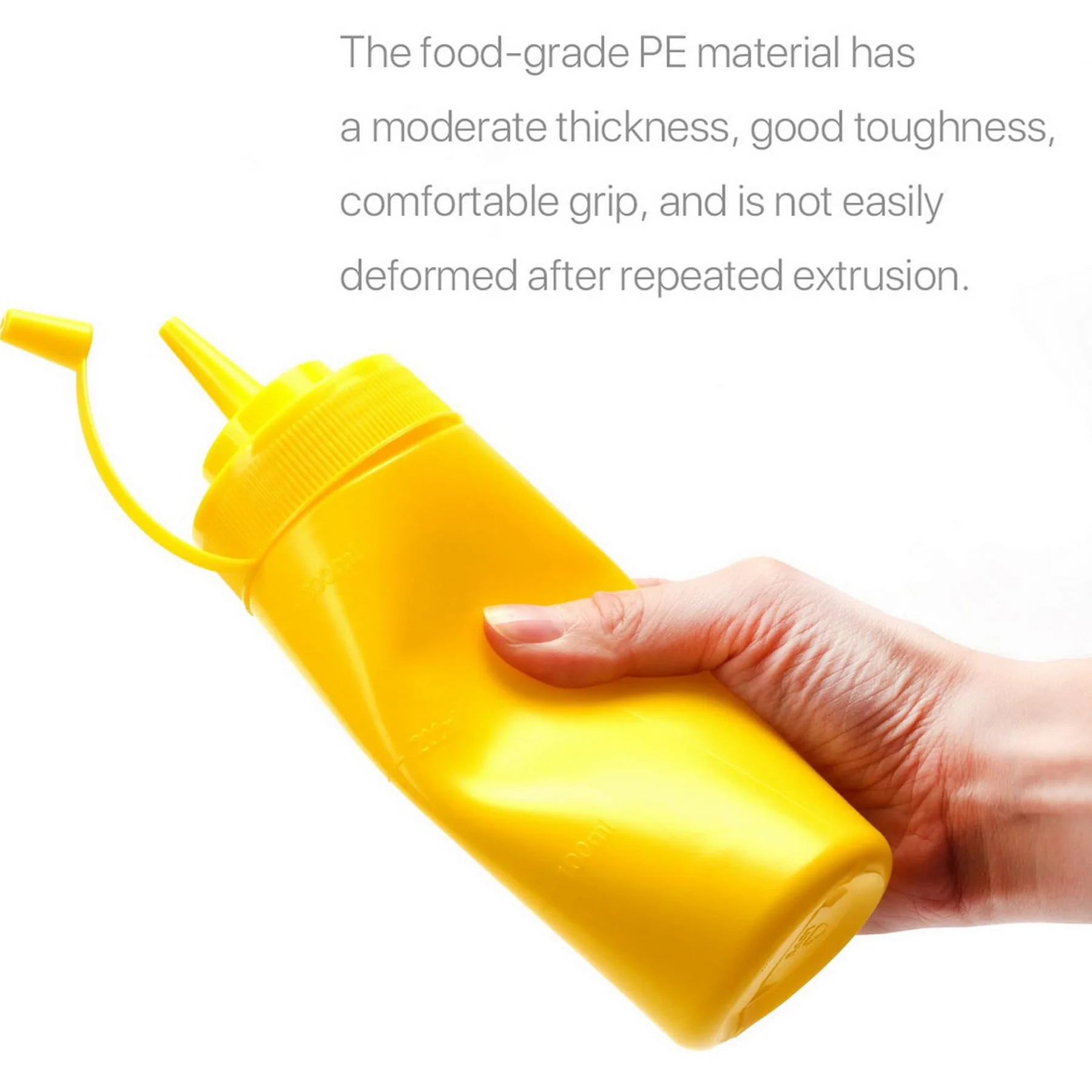 Reusable Squeeze Condiment Bottle Dispenser 300ML
