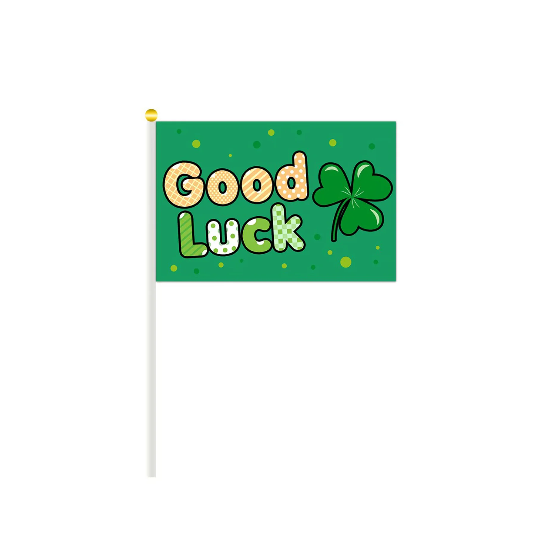 St. Patrick's Day Hand Waving Flag