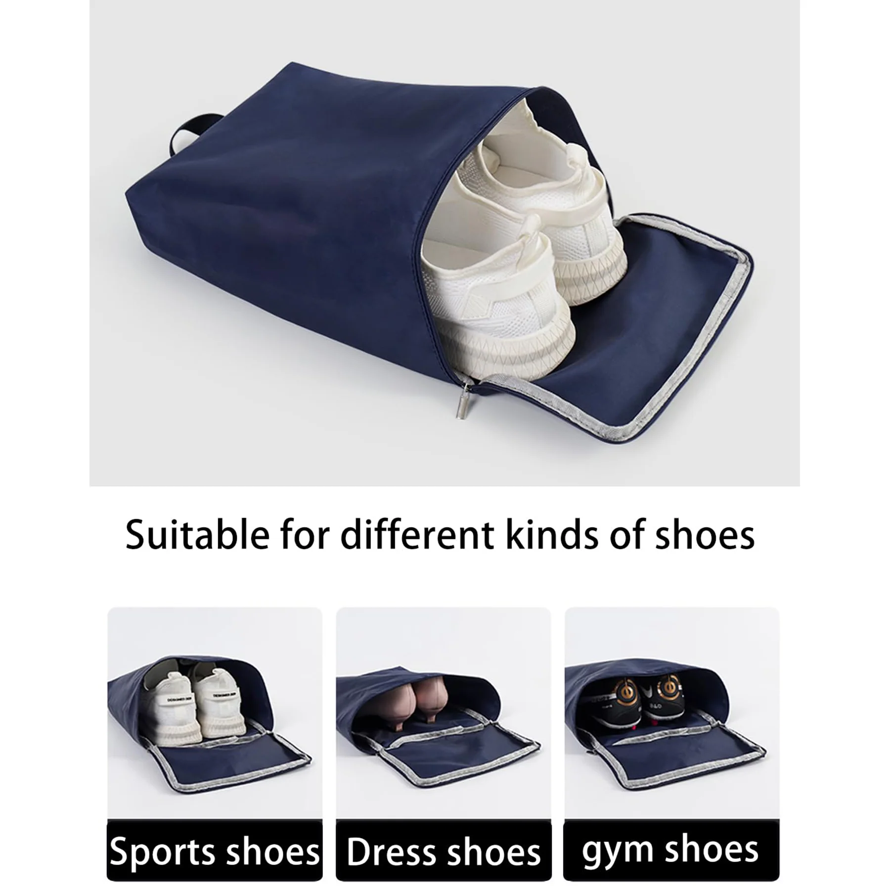 Portable Shoe Bag with Mesh for Travel