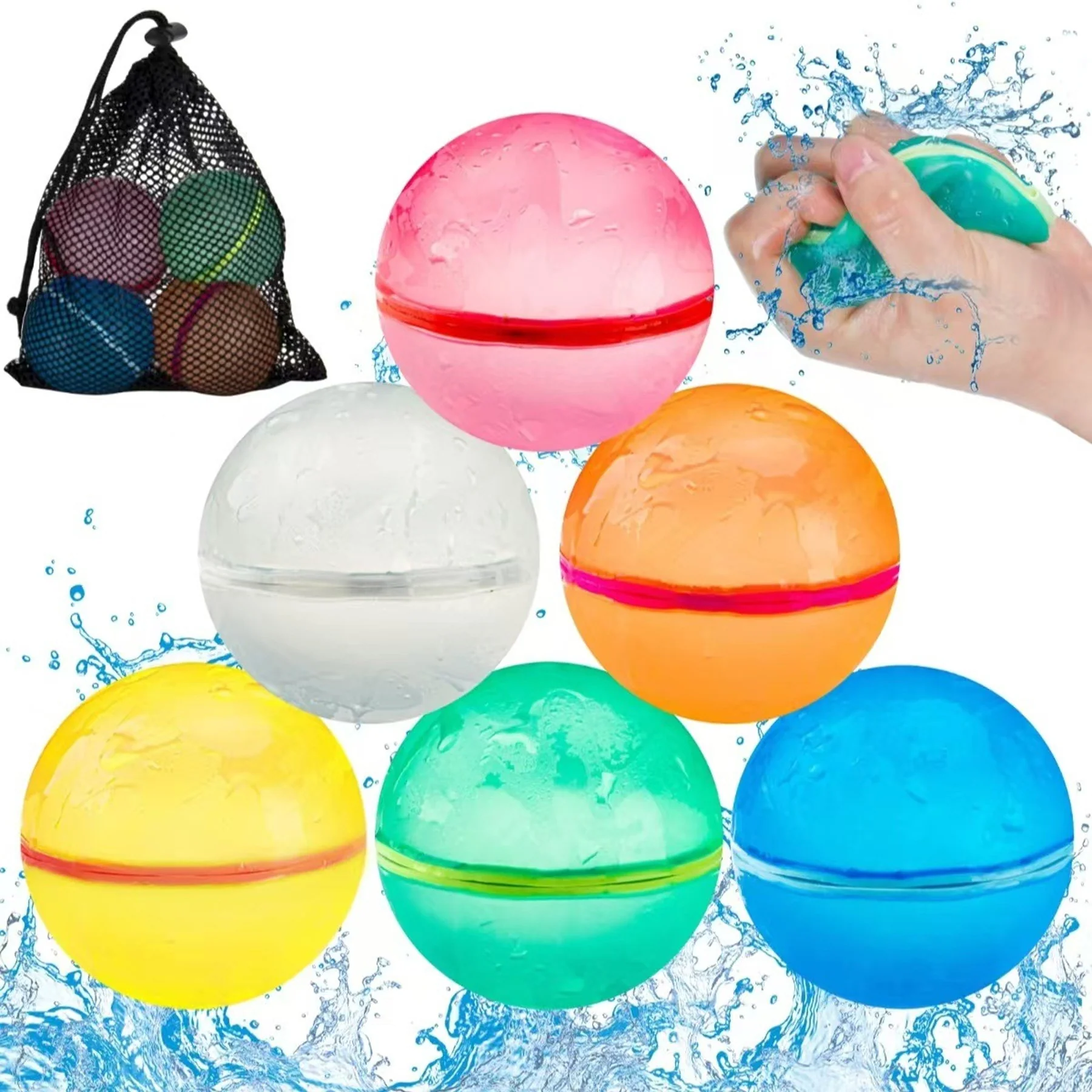 Silicone Magnetic Water Suction Ball