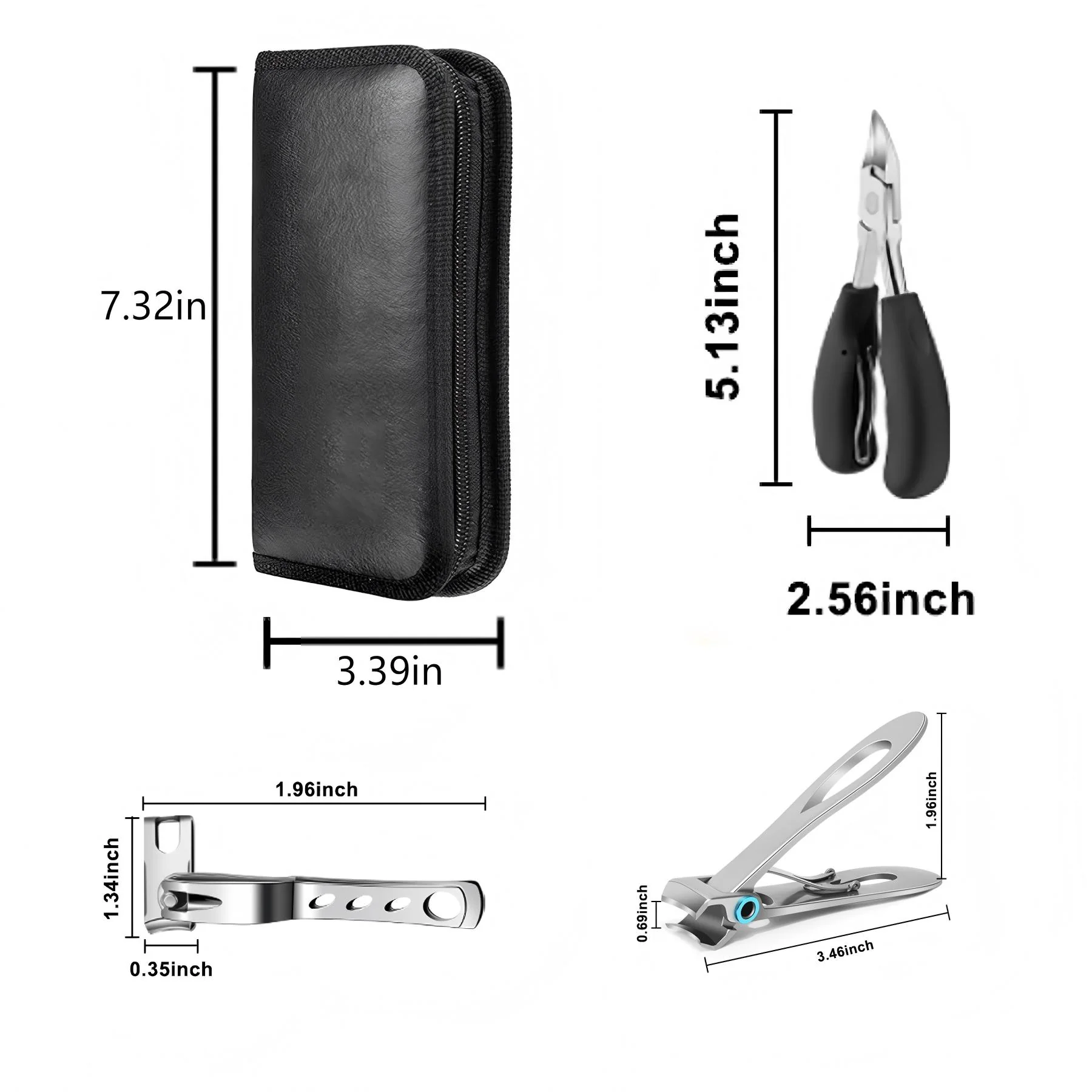 7-Piece Set Of Thick Toenail Clippers For Adults And Seniors