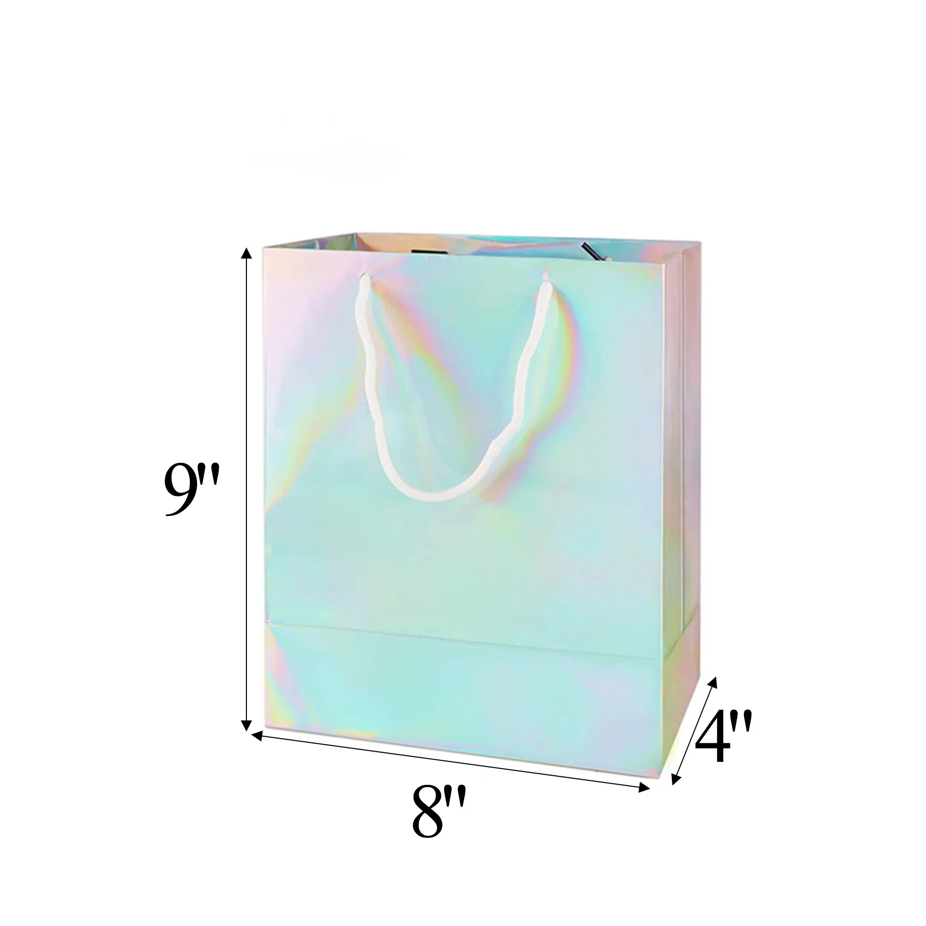 Holographic Gradient Foldable Tote Bag