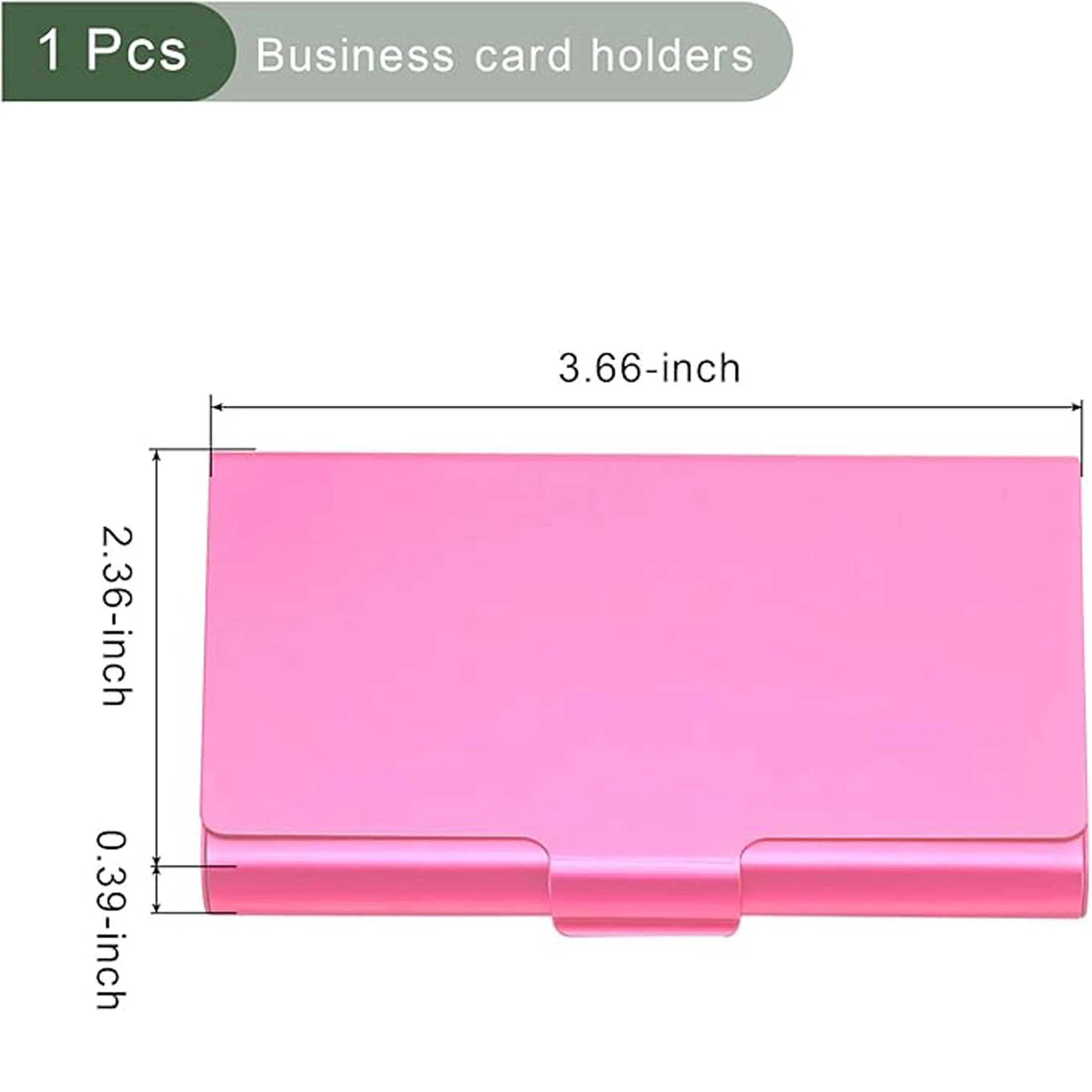 Aluminum Business Card Case And Mirror