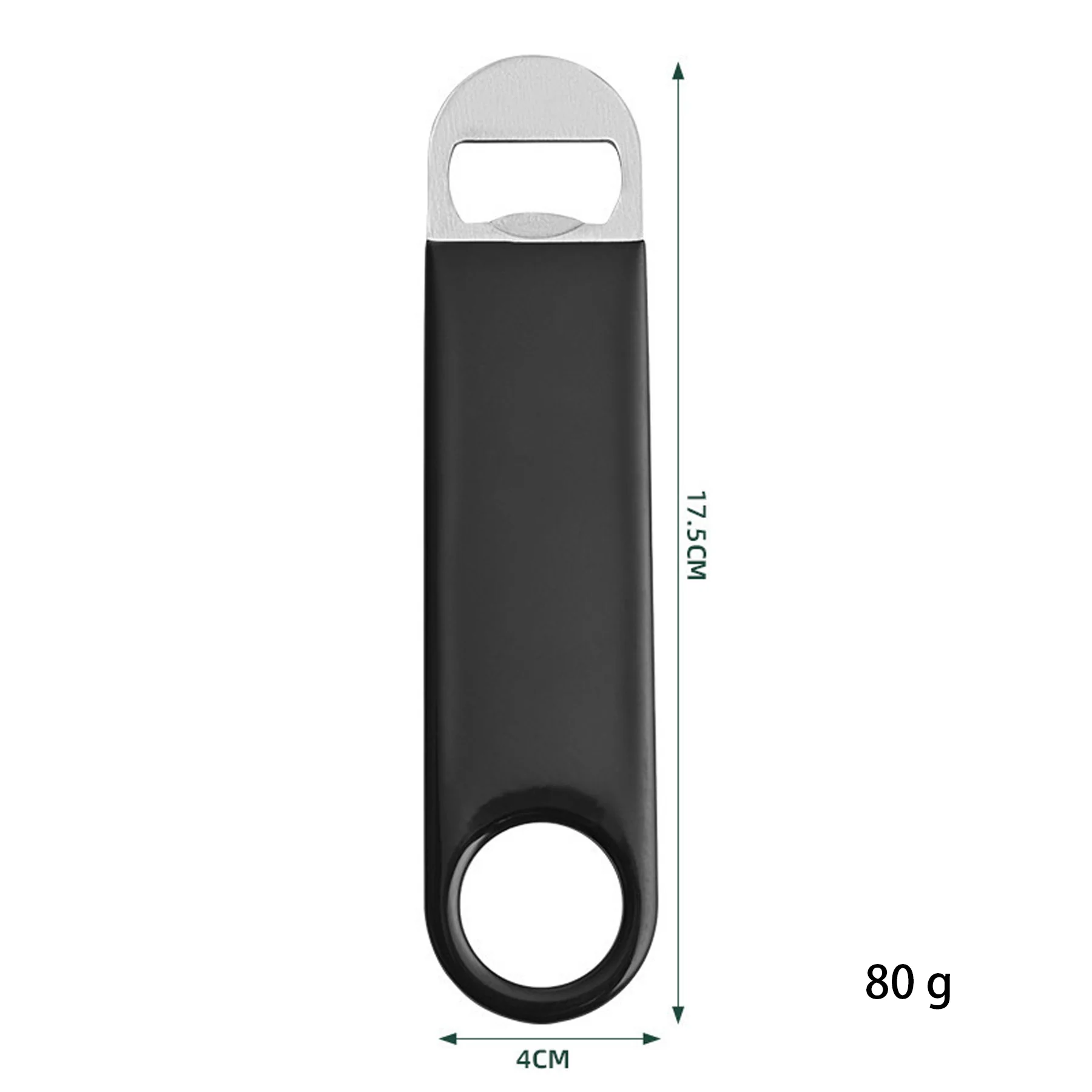 Stainless Steel Bottle Opener with Rubber Coated