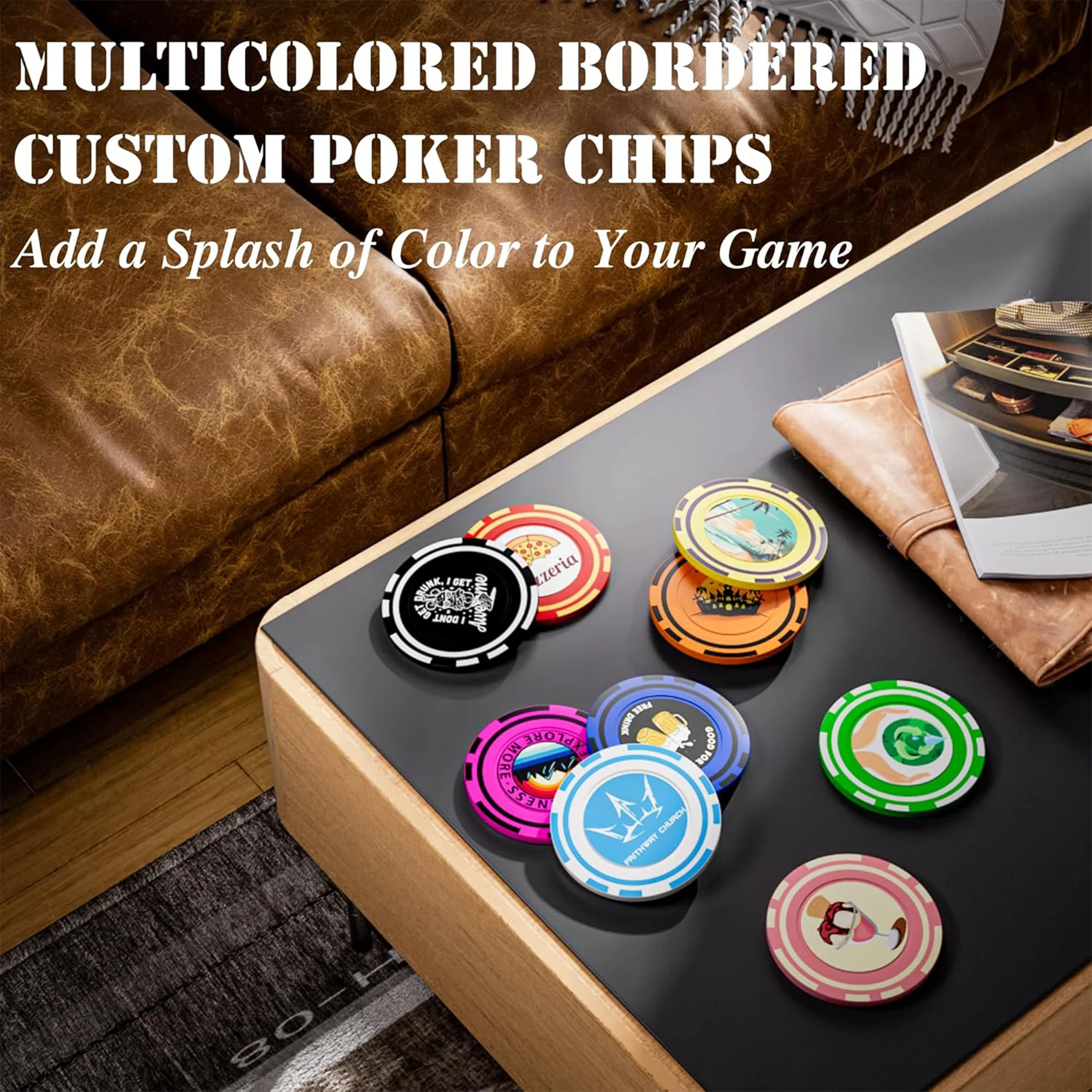 Custom Full Color Poker Chips