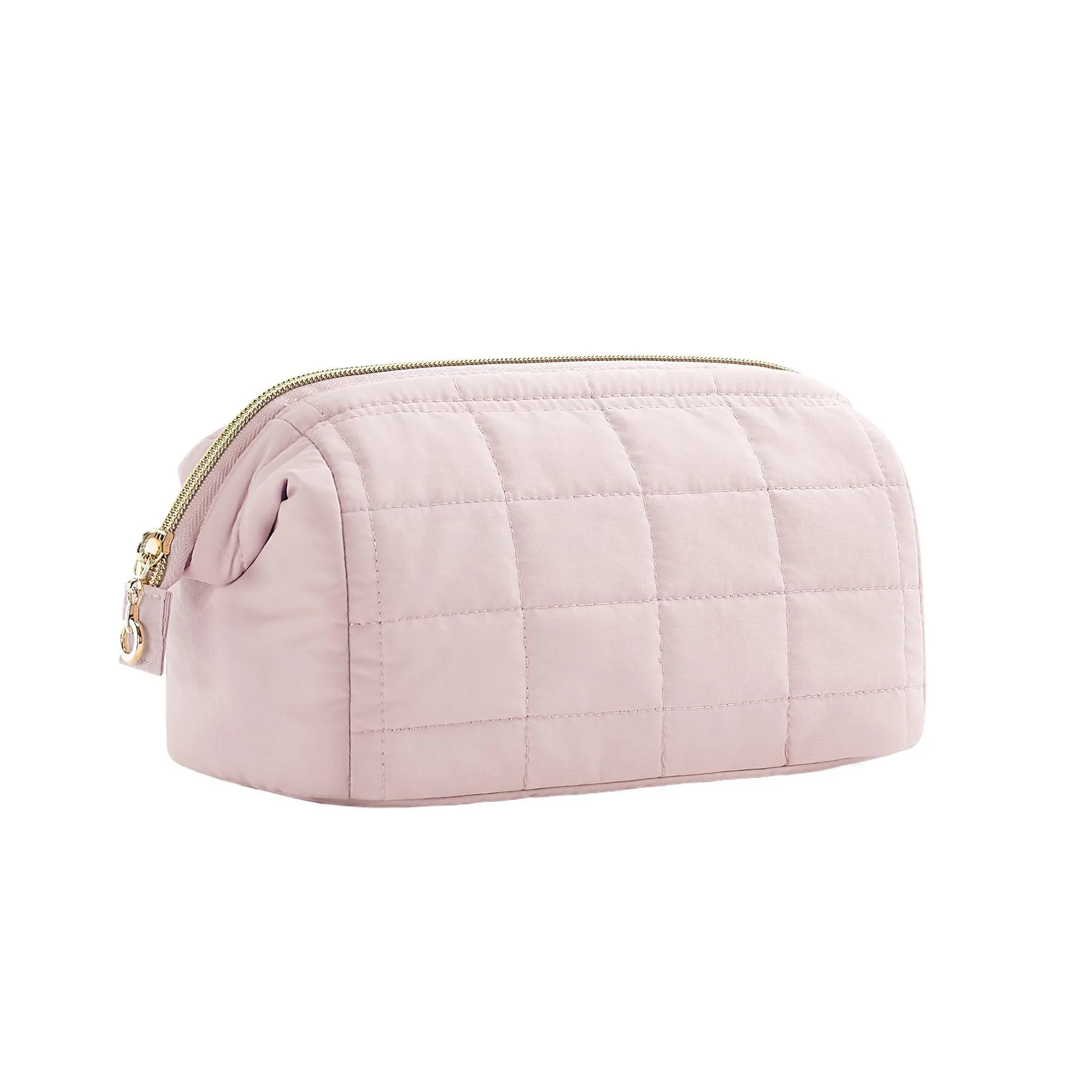 Cotton Quilted Makeup Bag
