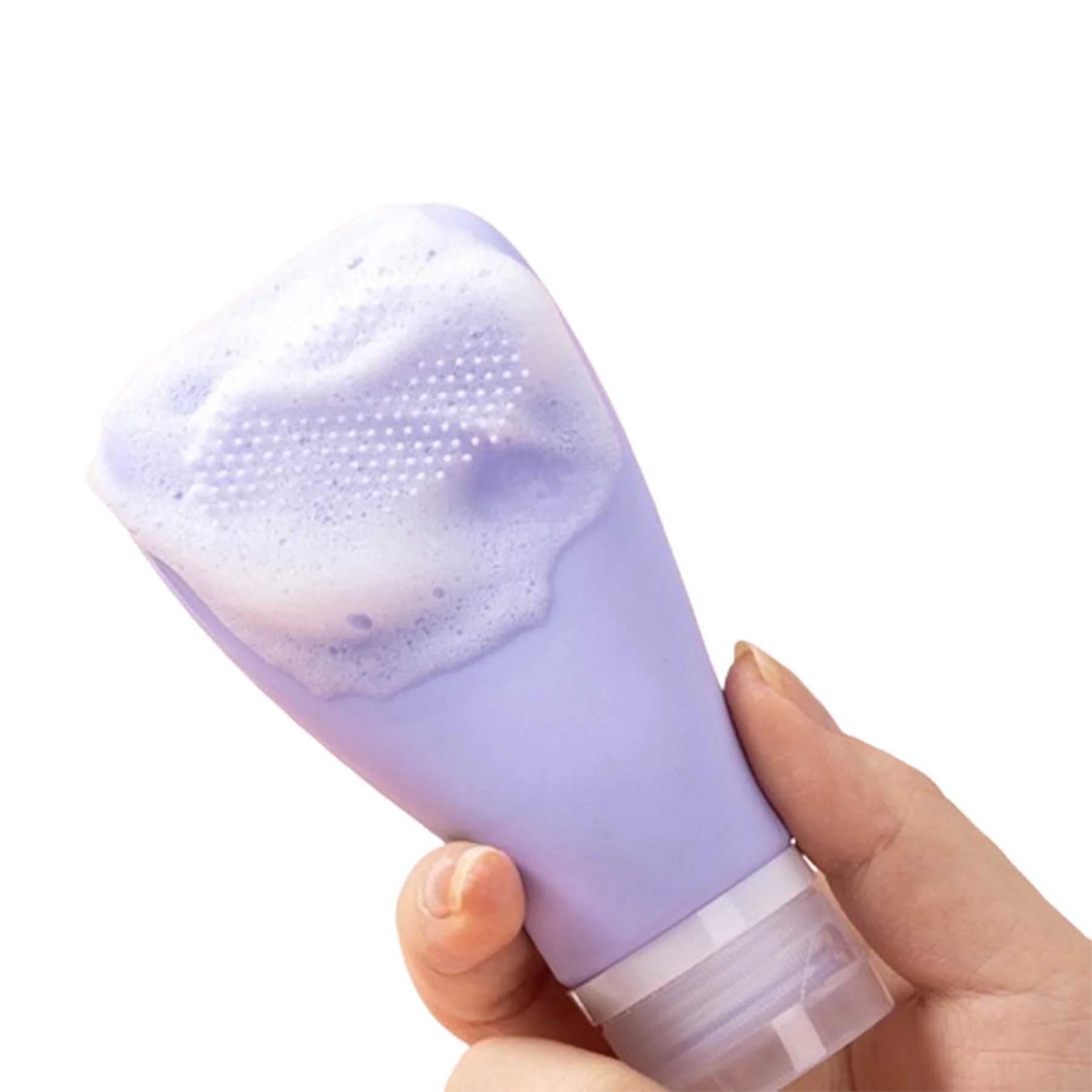 2OZ Travel Bottles With Brush & Suction Cup For Toiletries