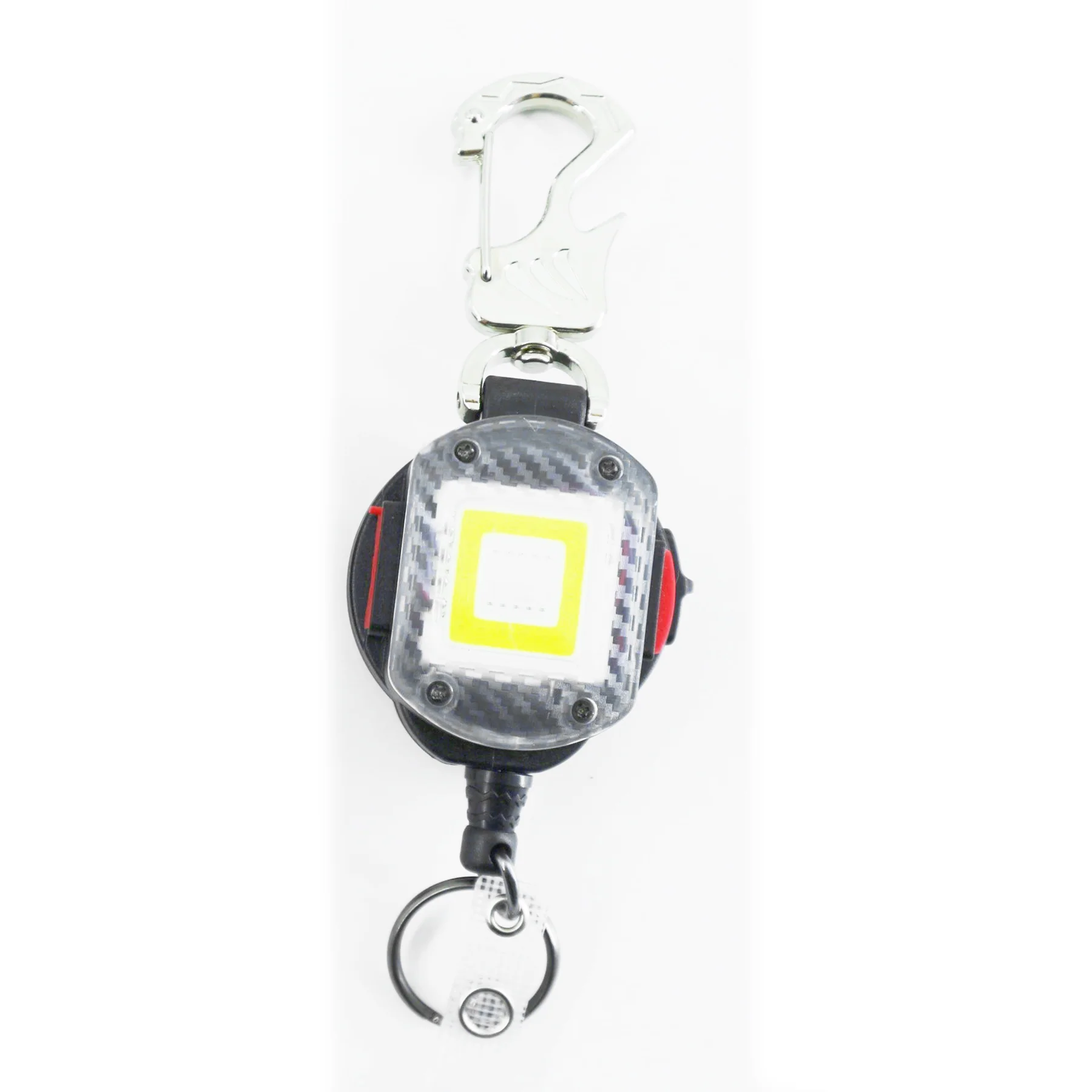 Rechargeable LED Retractable Badge Reel Light