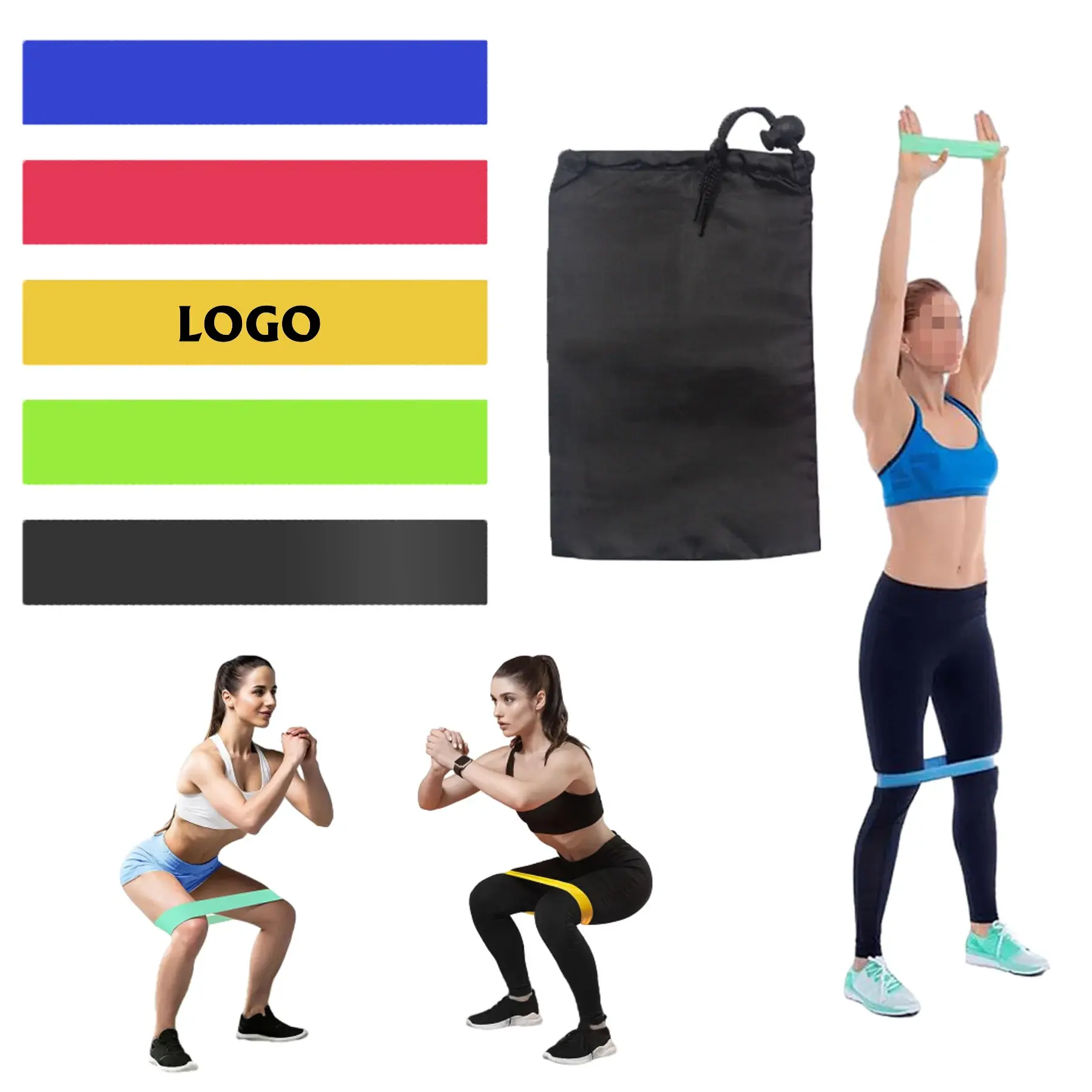 TPE Sports Buttock Shaping Elastic Band
