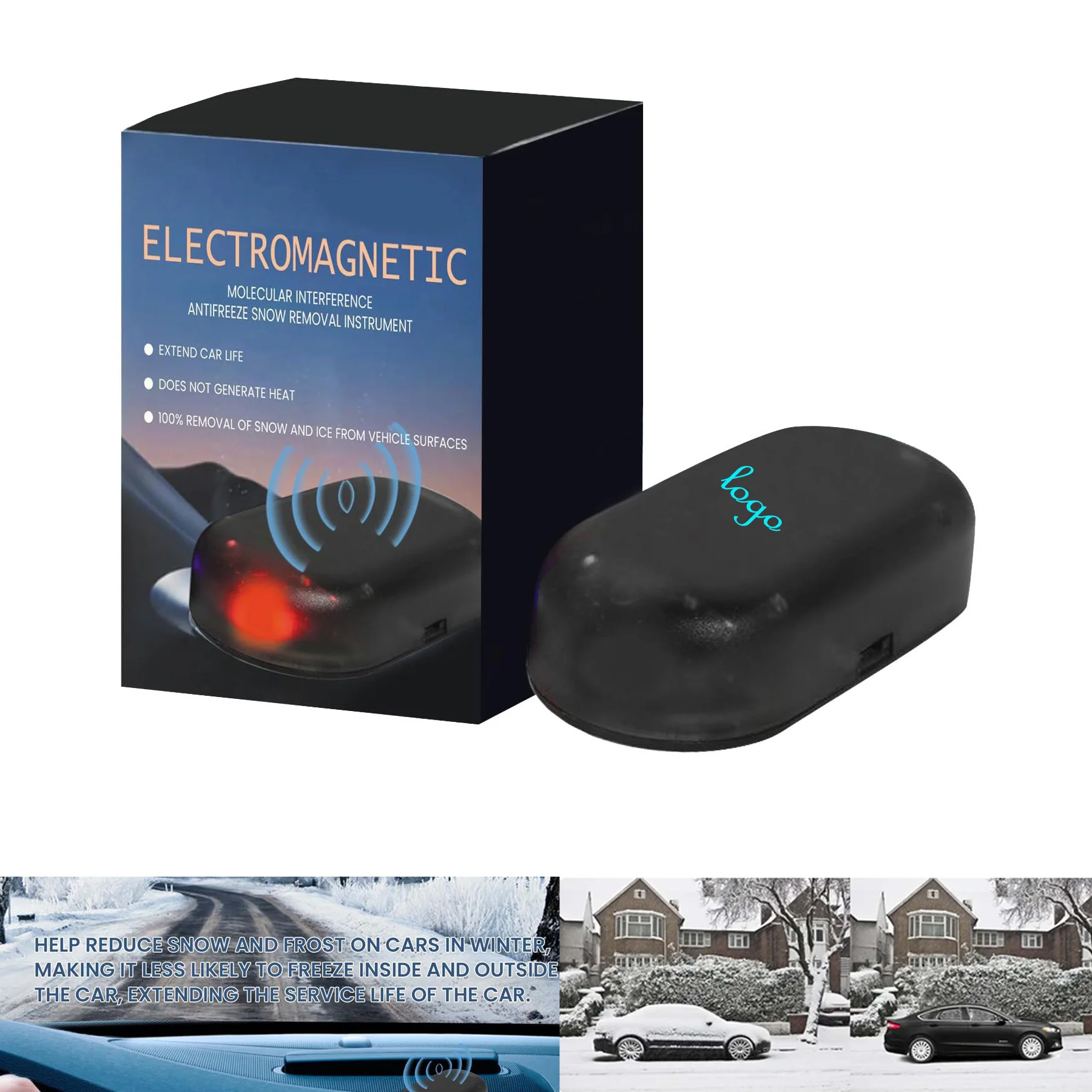 Electromagnetic Car Snow & Ice Remover